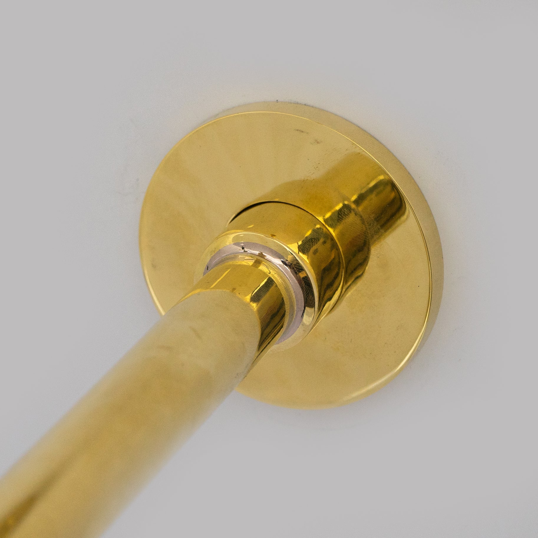 Solid Brass Tub Filler Built-in, Unlacquered Brass Shower System, Concealed Tub Filler alternate view 4