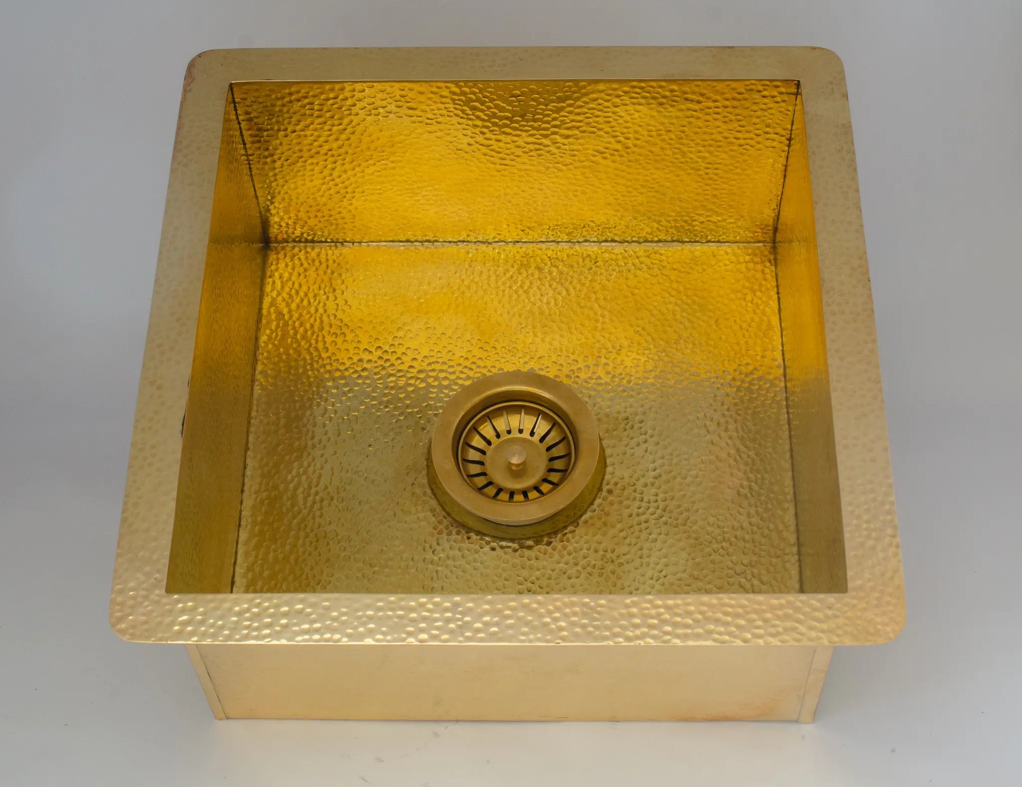 Solid Brass Undermount Hammered Sink | Kitchen Bar Sink alternate view 11