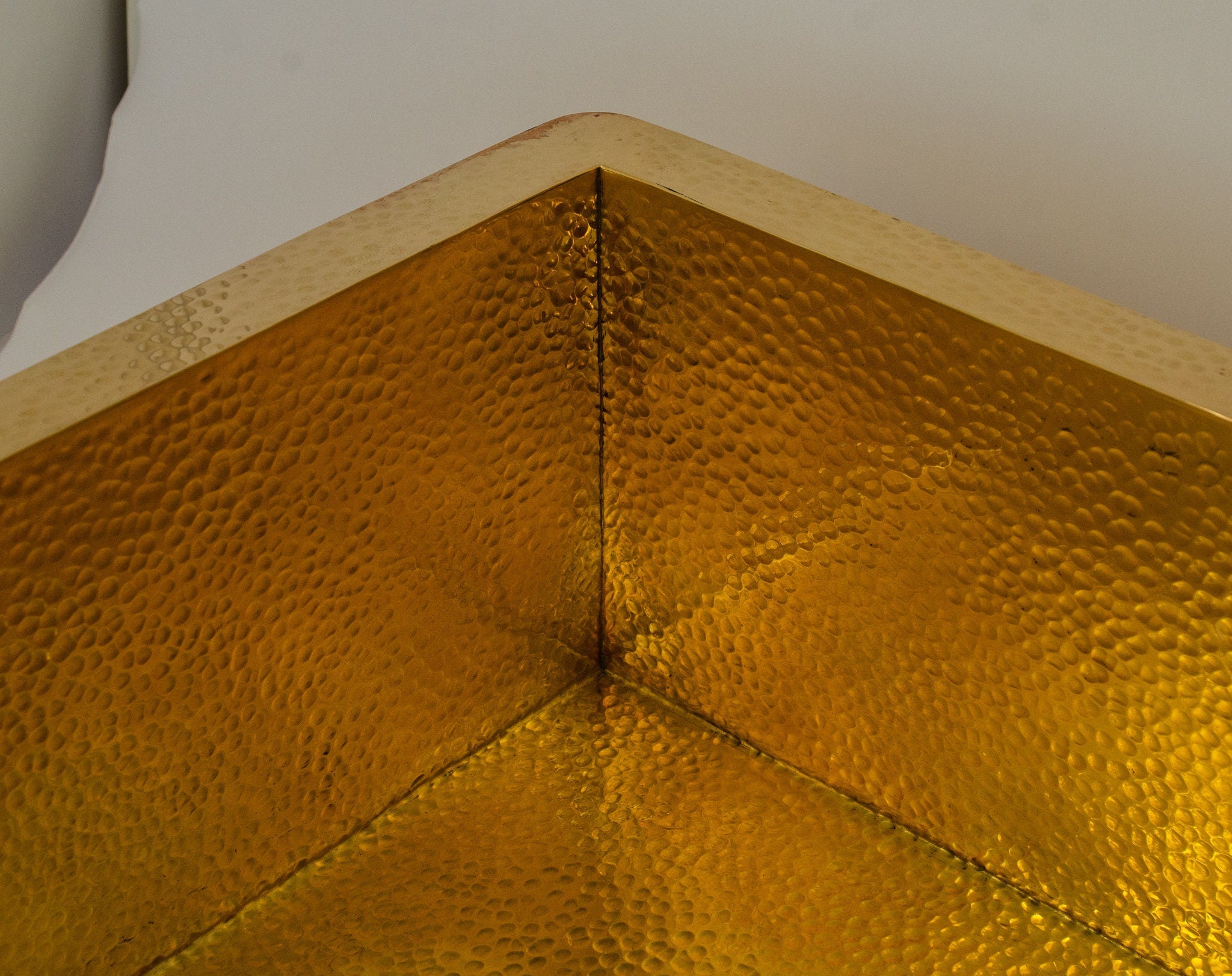 Solid Brass Undermount Hammered Sink | Kitchen Bar Sink alternate view 6