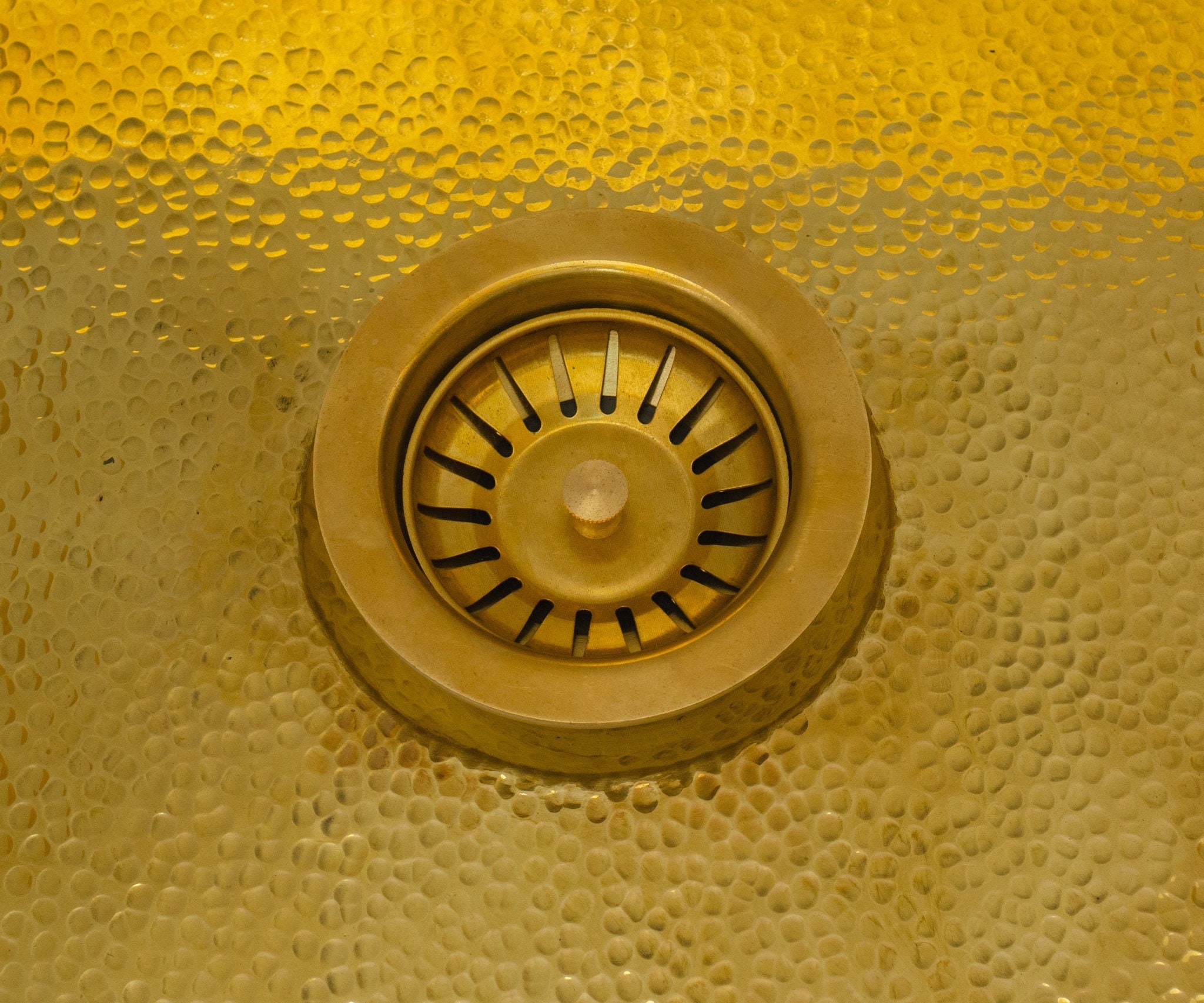 Solid Brass Undermount Hammered Sink | Kitchen Bar Sink alternate view 5