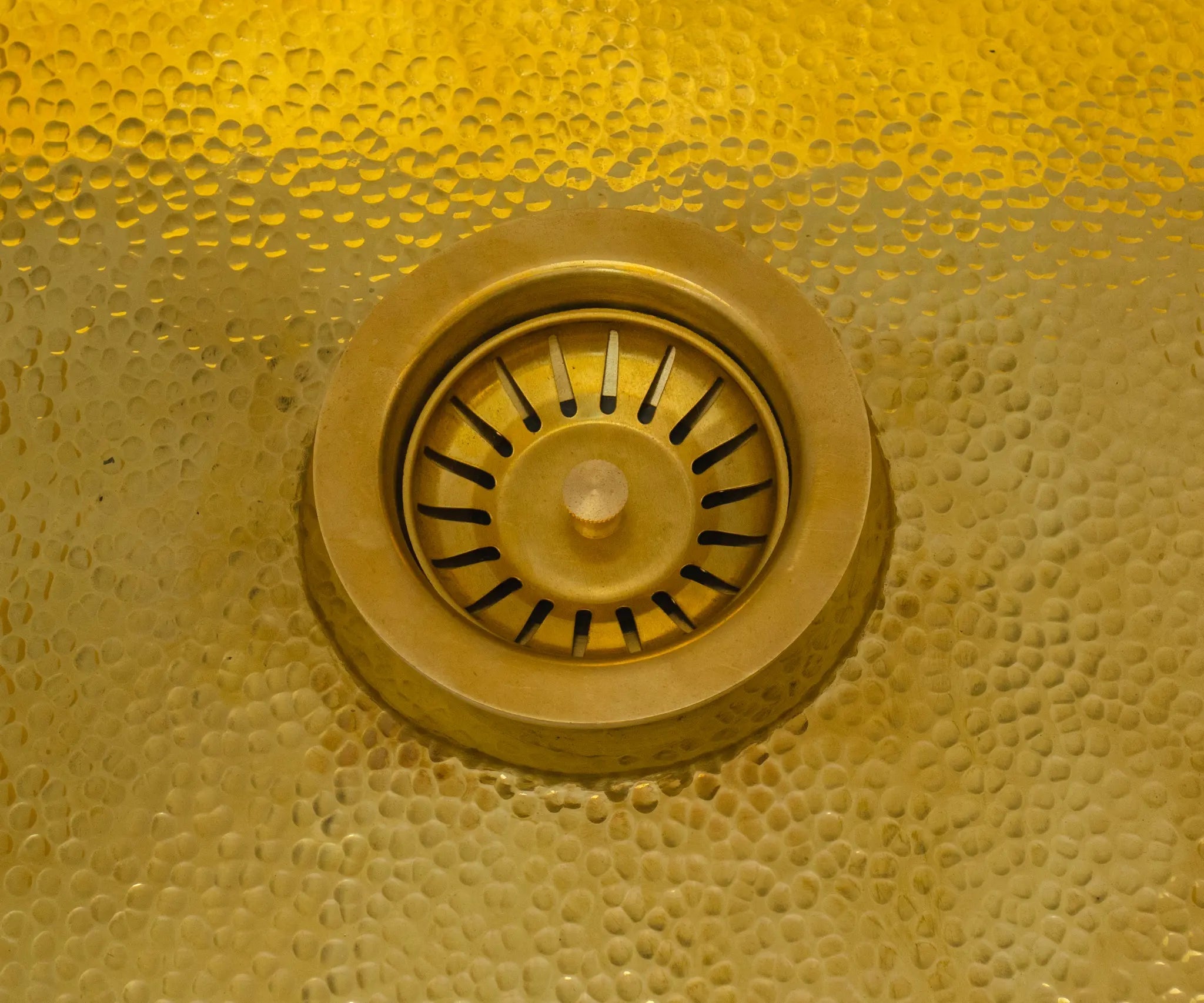 Solid Brass Undermount Hammered Sink | Kitchen Bar Sink alternate view 10