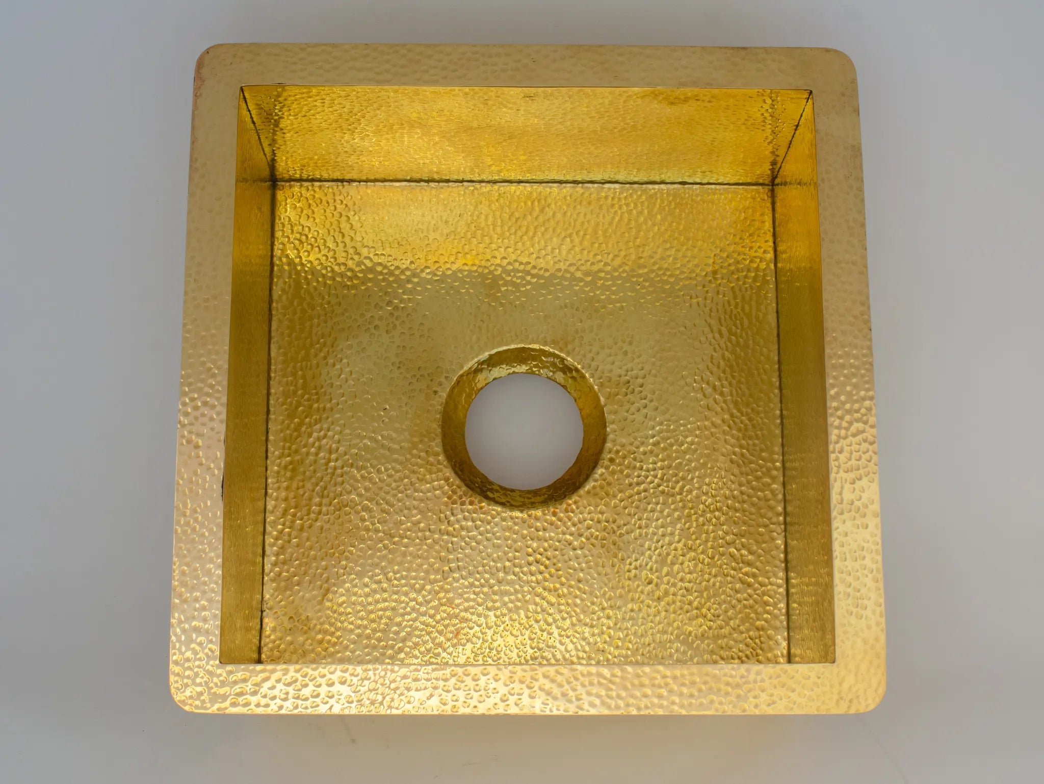 Solid Brass Undermount Hammered Sink | Kitchen Bar Sink alternate view 14