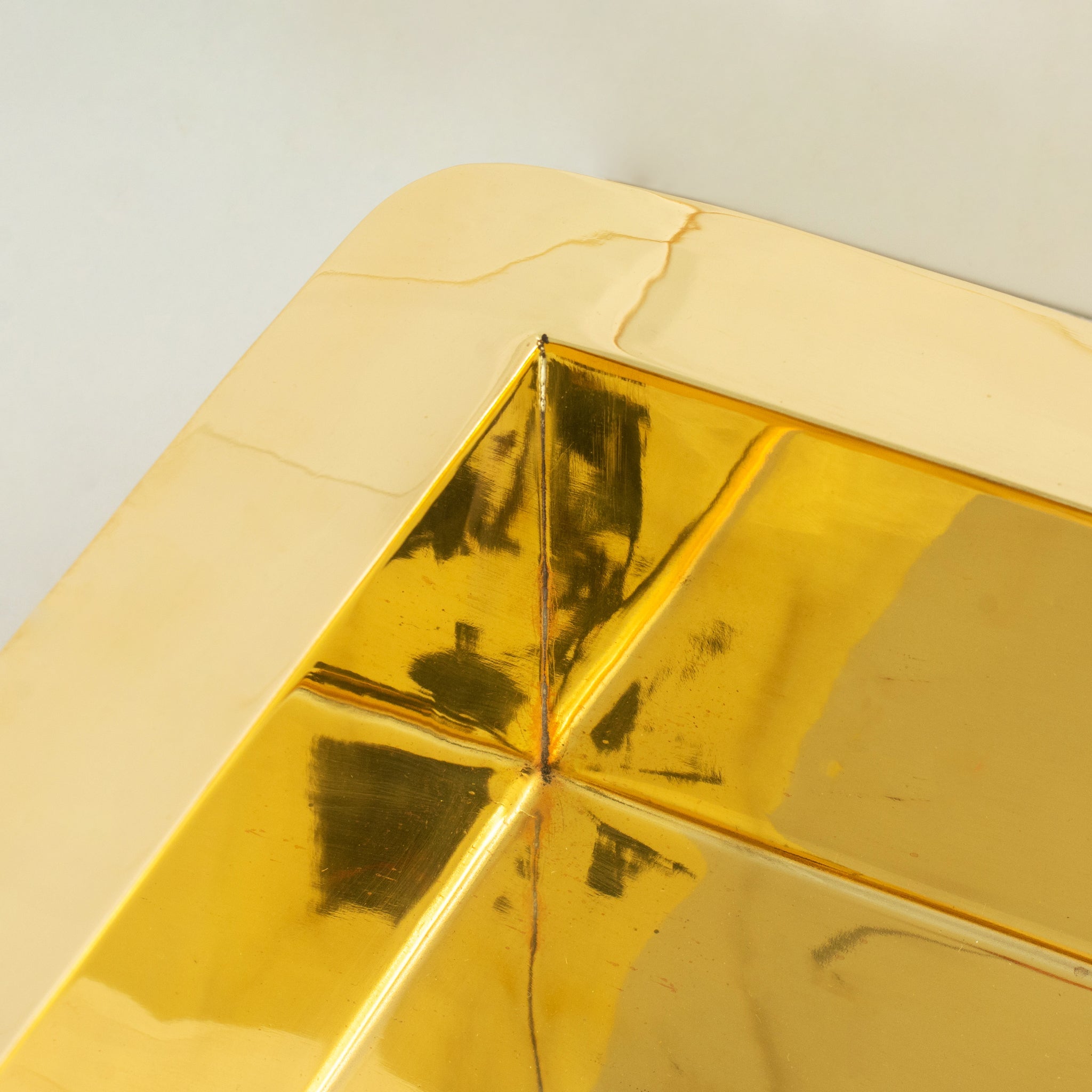 Solid Brass Undermount Rectangular Sink, Single Bowl Kitchen Sink, Compact Sink alternate view 4