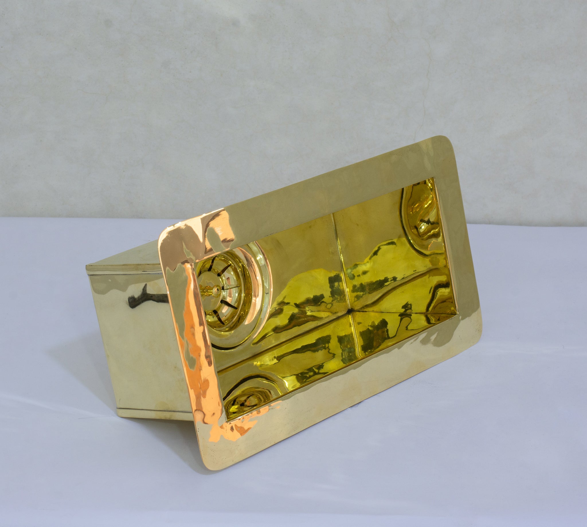 Solid Brass Undermount Sink | Compact Rectangular Small Kitchen Sink | With Strainer alternate view 2