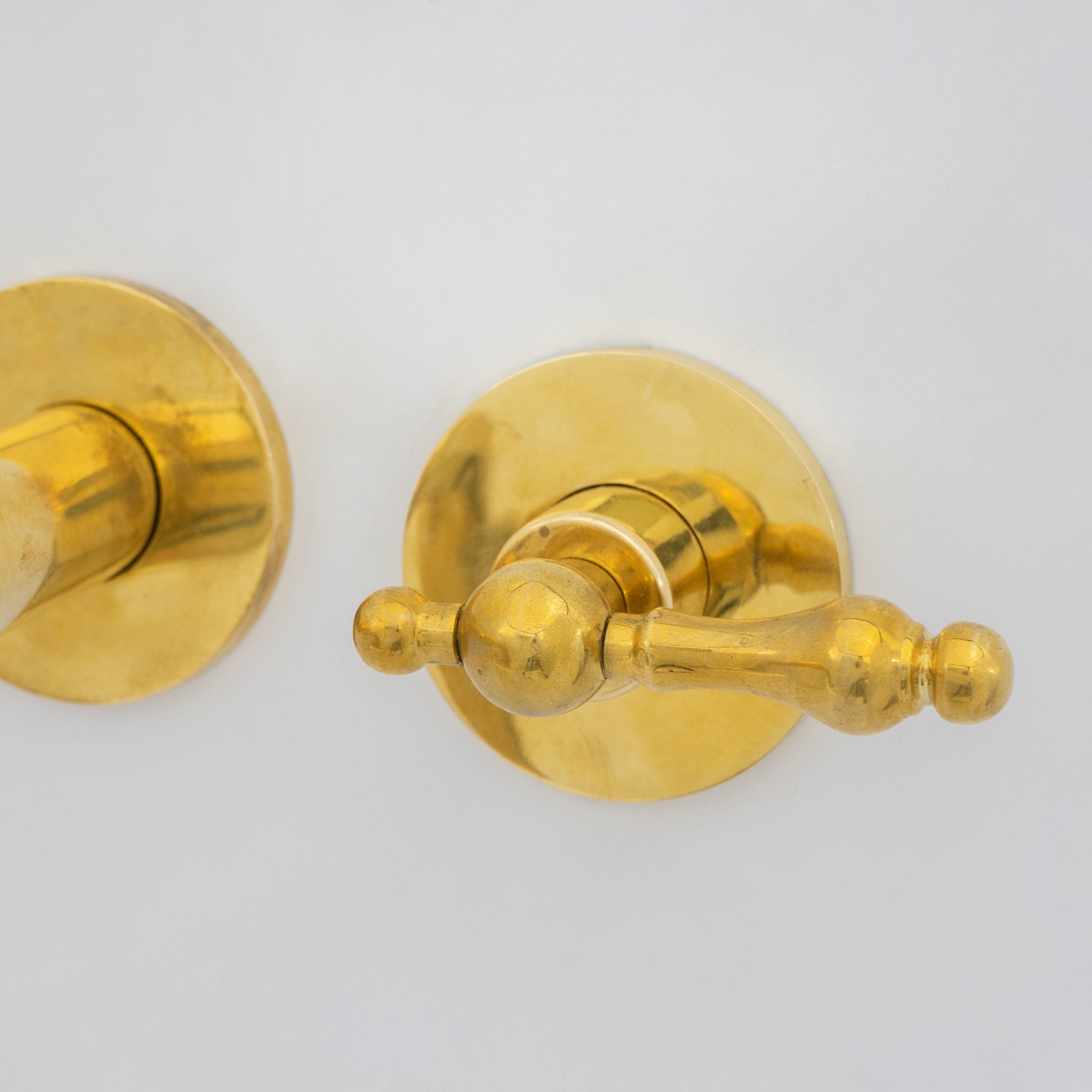 Solid Brass Wall Mount Cold Bathroom Faucet, Unlacquered Brass Bath Tap For Cold Water Only alternate view 13