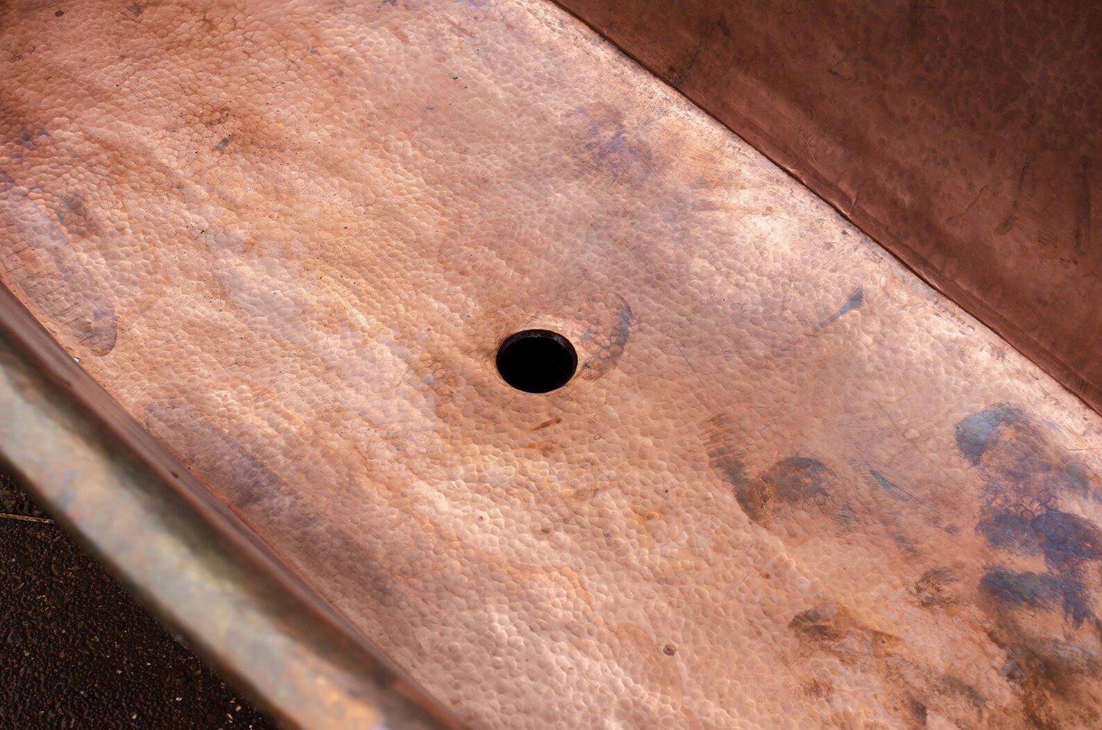 Solid Copper Bathtub | Vintage Freestanding Hammered Tub | Customized Tub alternate view 5