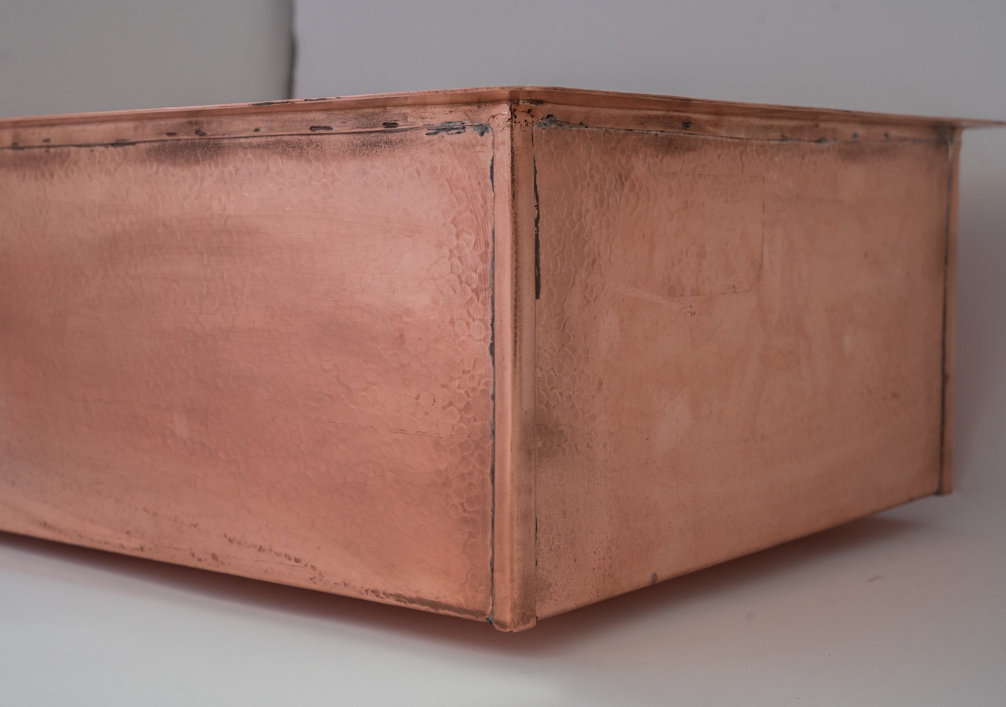 Solid Copper Undermount Hammered Sink | Kitchen Sink - Island Sink - Outdoor Sink alternate view 6
