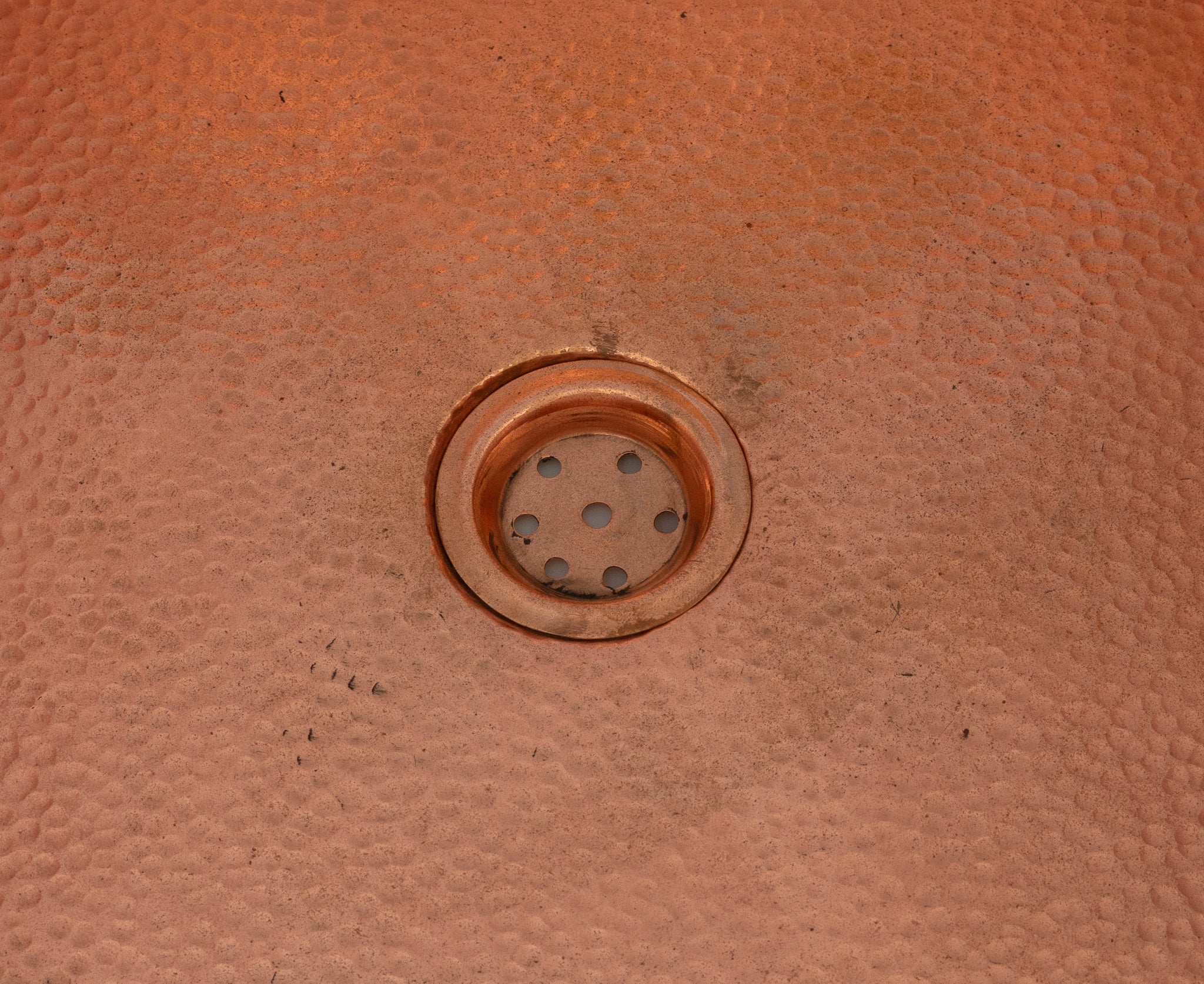 Solid Copper Undermount Hammered Sink | Kitchen Sink - Island Sink - Outdoor Sink alternate view 7