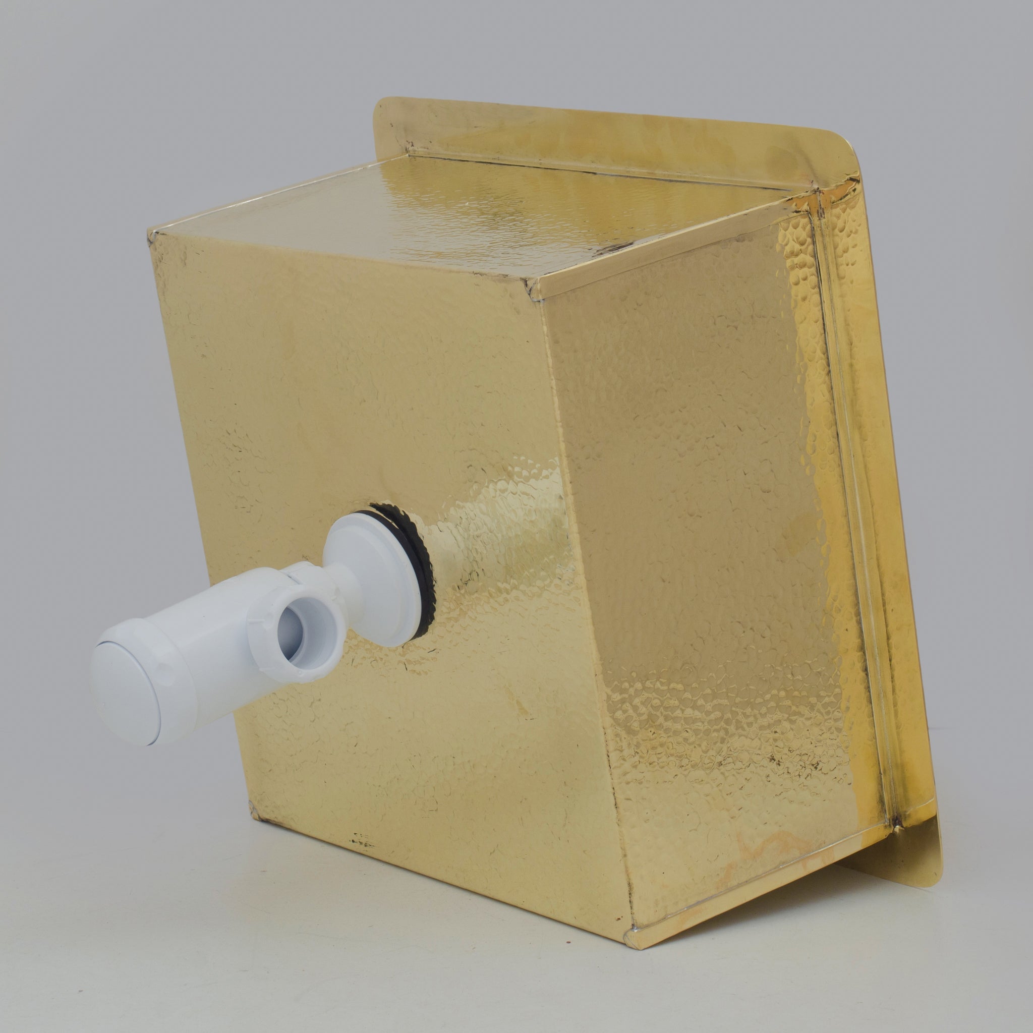 Solid Unlacquered Brass Undermount Hammered Sink, Kitchen Bar Sink alternate view 4