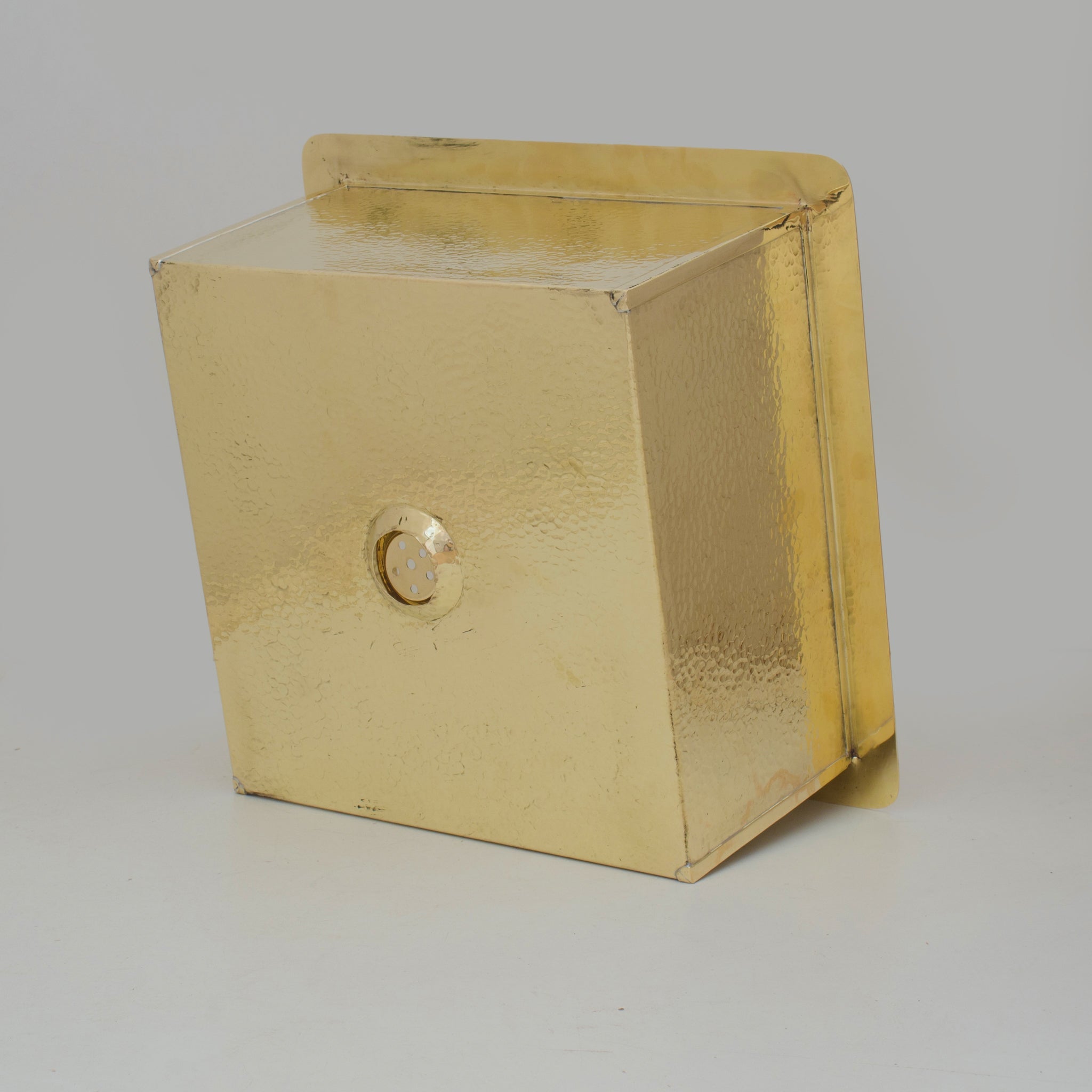 Solid Unlacquered Brass Undermount Hammered Sink, Kitchen Bar Sink alternate view 5