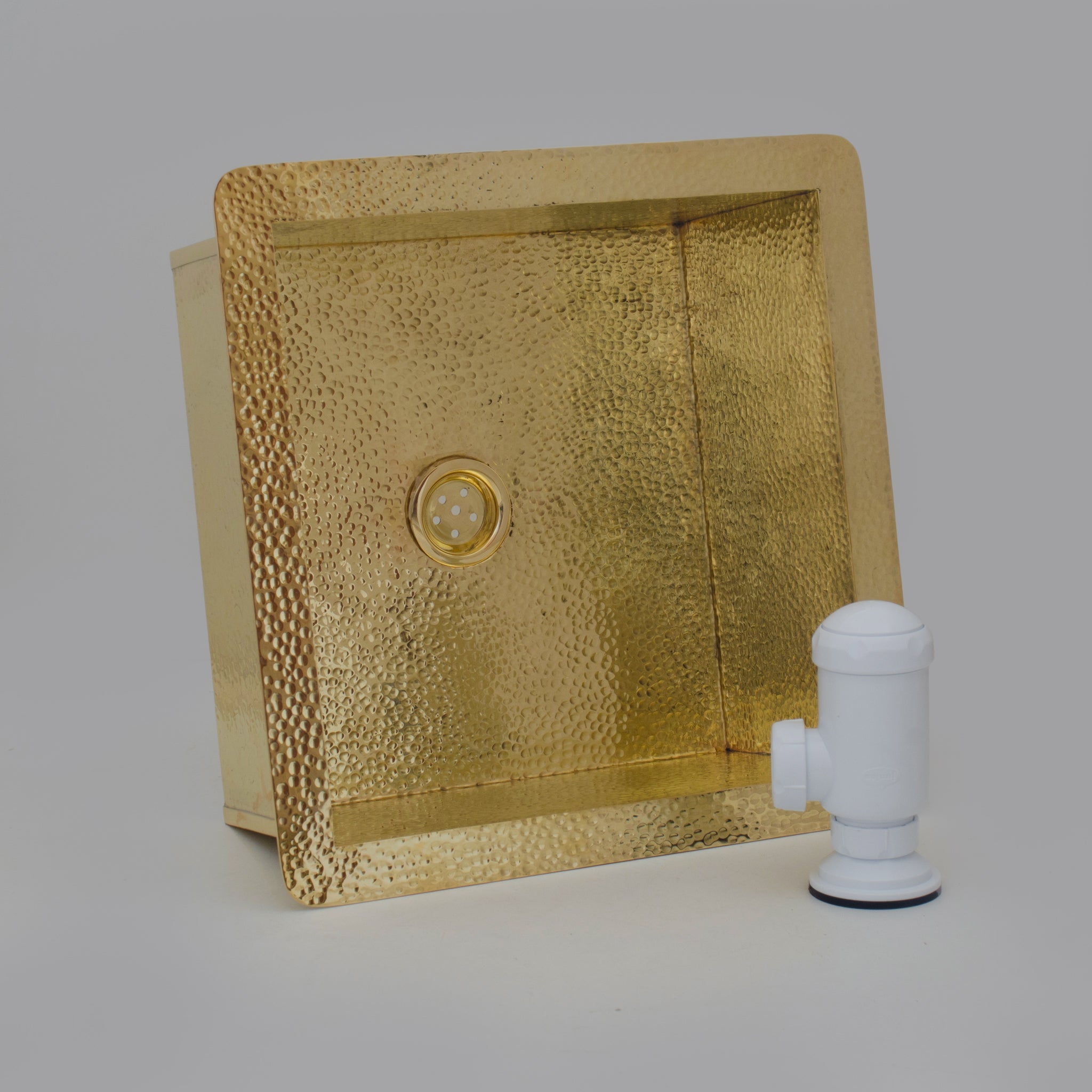 Solid Unlacquered Brass Undermount Hammered Sink, Kitchen Bar Sink alternate view 2