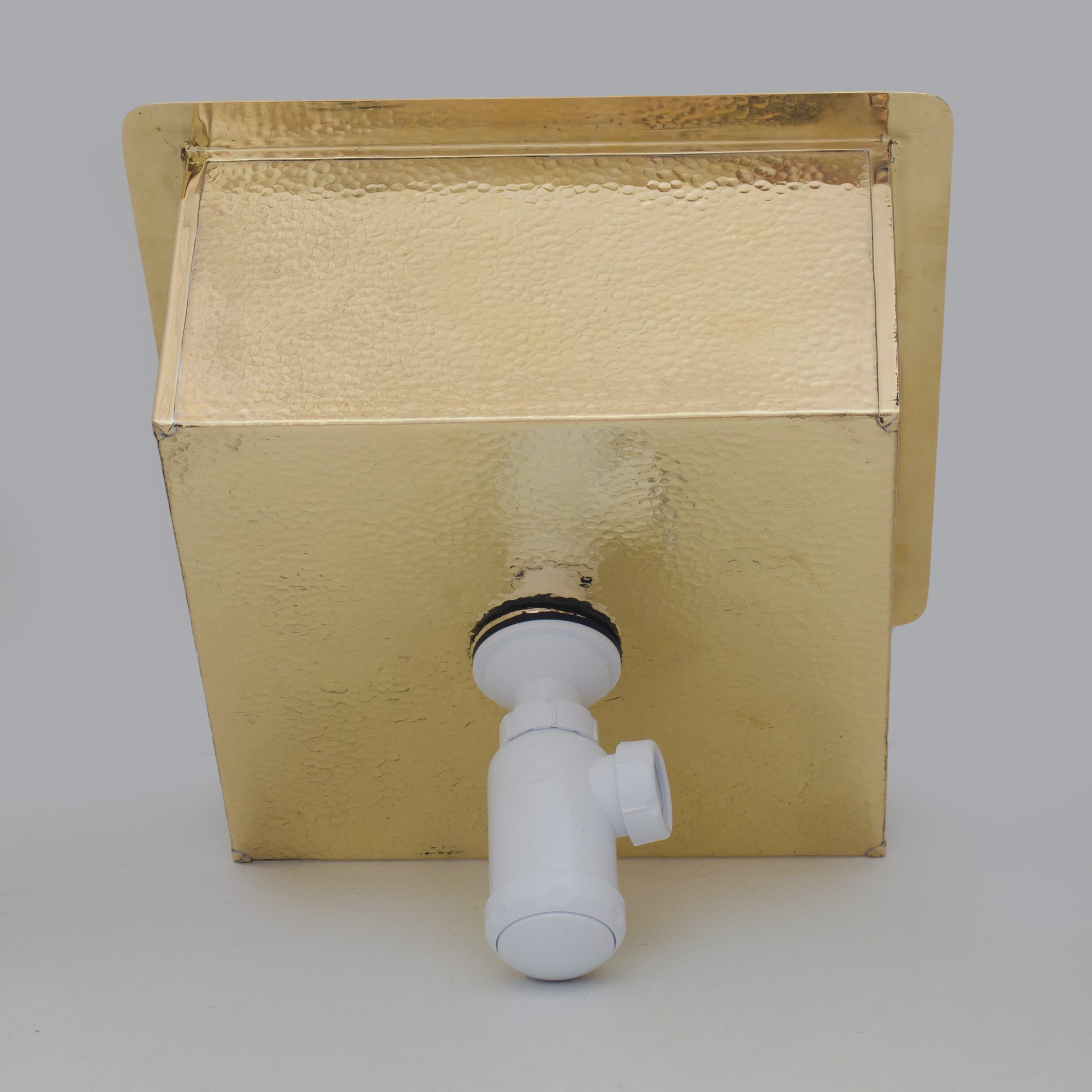 Solid Unlacquered Brass Undermount Hammered Sink, Kitchen Bar Sink alternate view 3