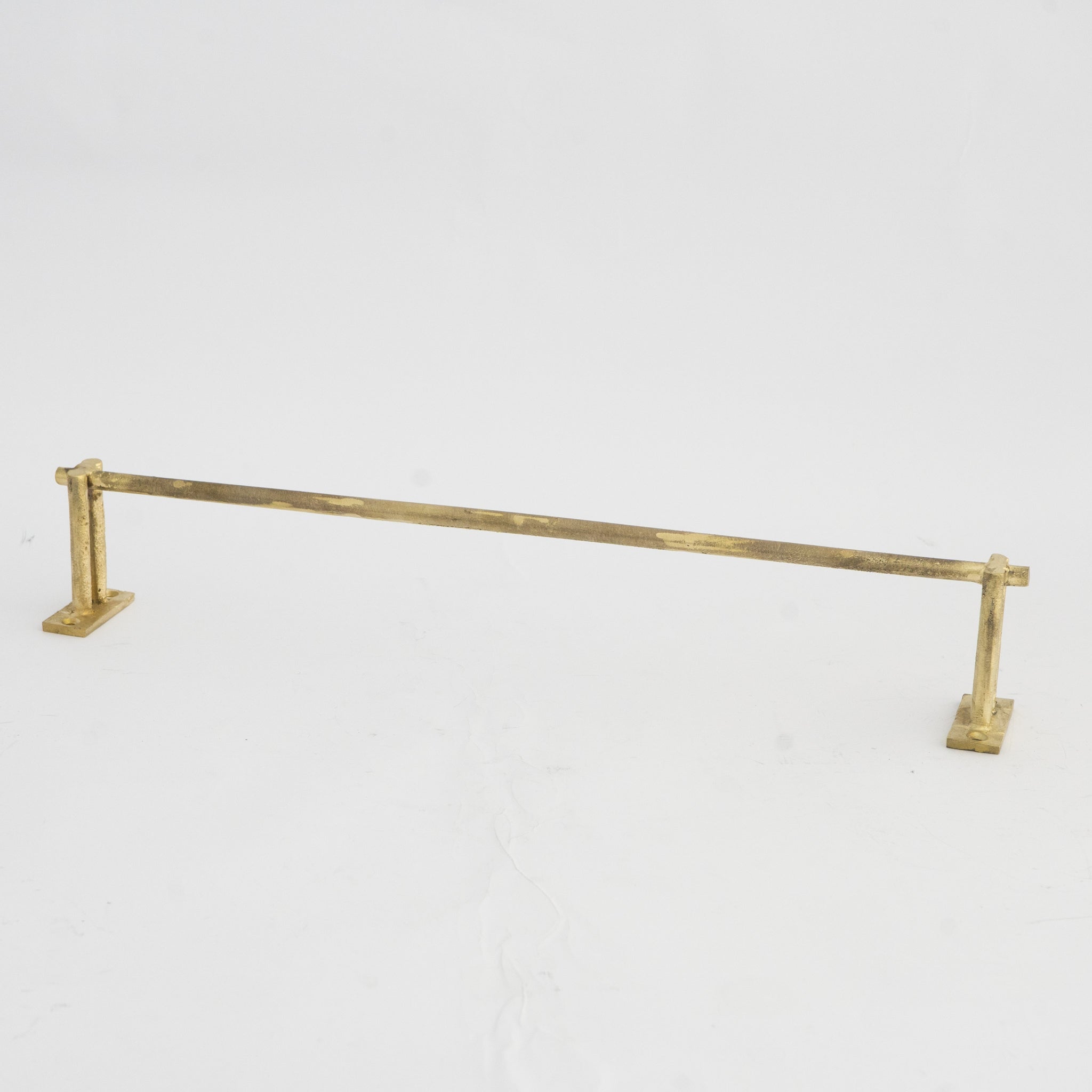 Unfinished Brass Towel Bar Holder | Bathroom Towel Hanger alternate view 5