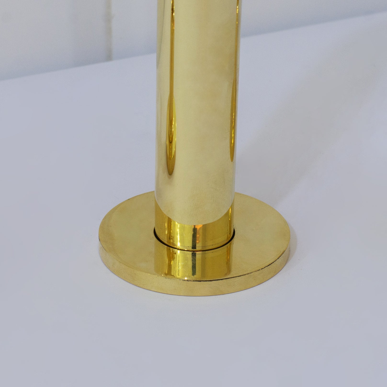 Unlacquered Brass 3-Hole Widespread Faucet, Deck Mount Bathroom Waterfall Faucet alternate view 10