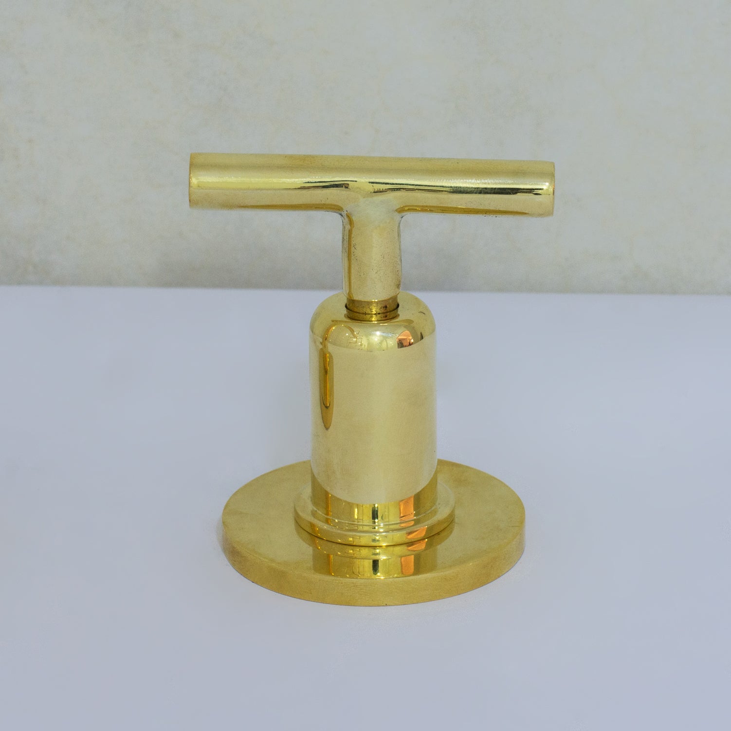 Unlacquered Brass 3-Hole Widespread Faucet, Deck Mount Bathroom Waterfall Faucet alternate view 13
