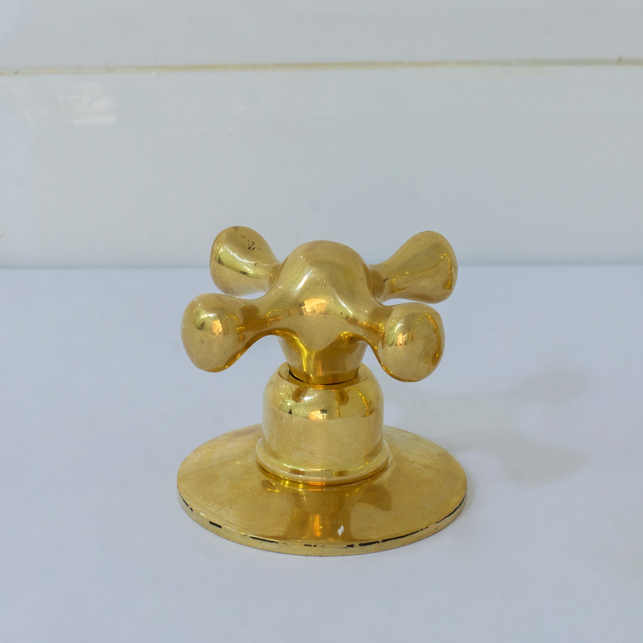 Unlacquered Brass Bathroom 3-Hole Faucet, Widespread Faucet 3 Hole, 2-Handle Bathroom Sink Faucet, Deck Mount Faucet Vanity alternate view 10