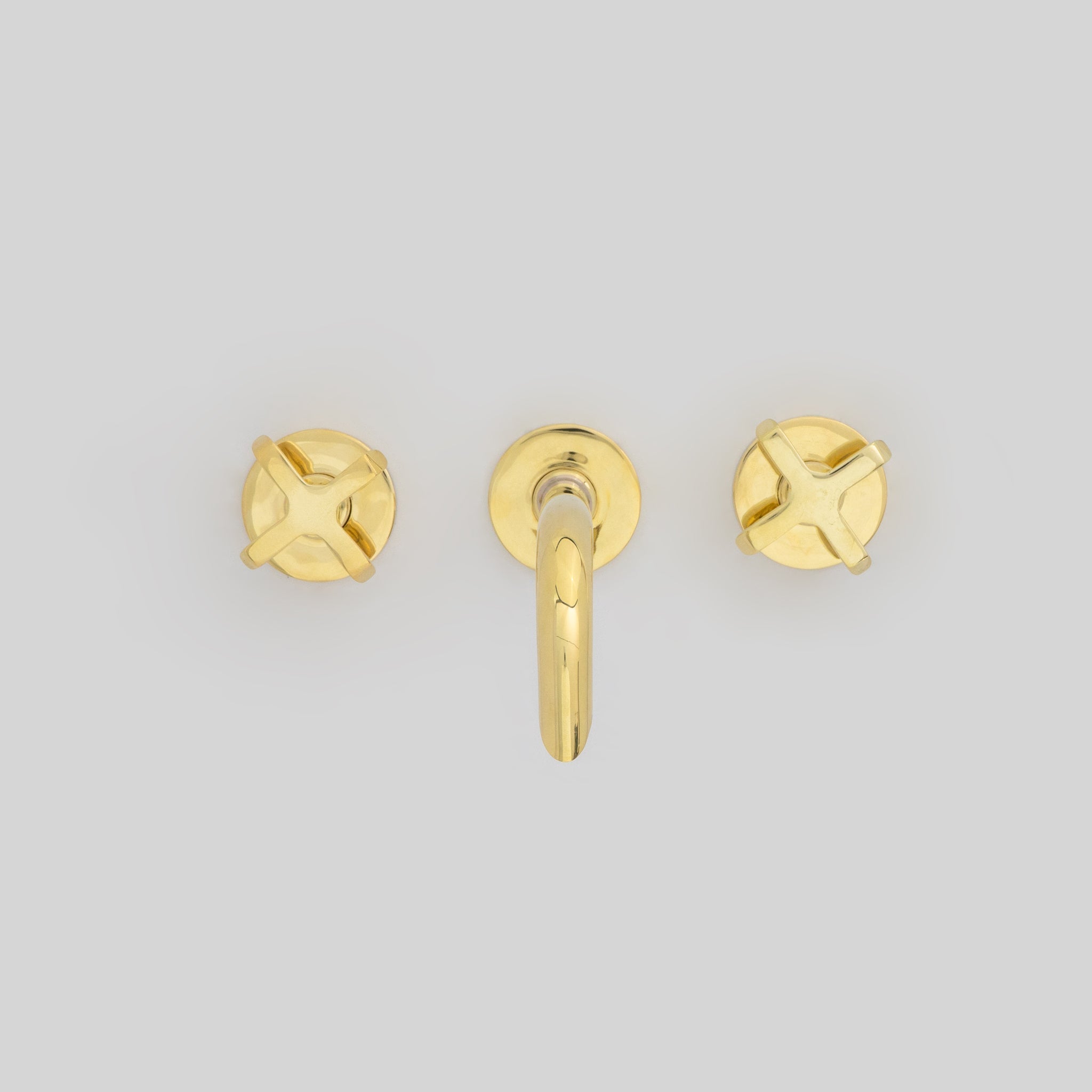 Unlacquered Brass Built-in Faucet | Bathroom Concealed Faucet alternate view 9