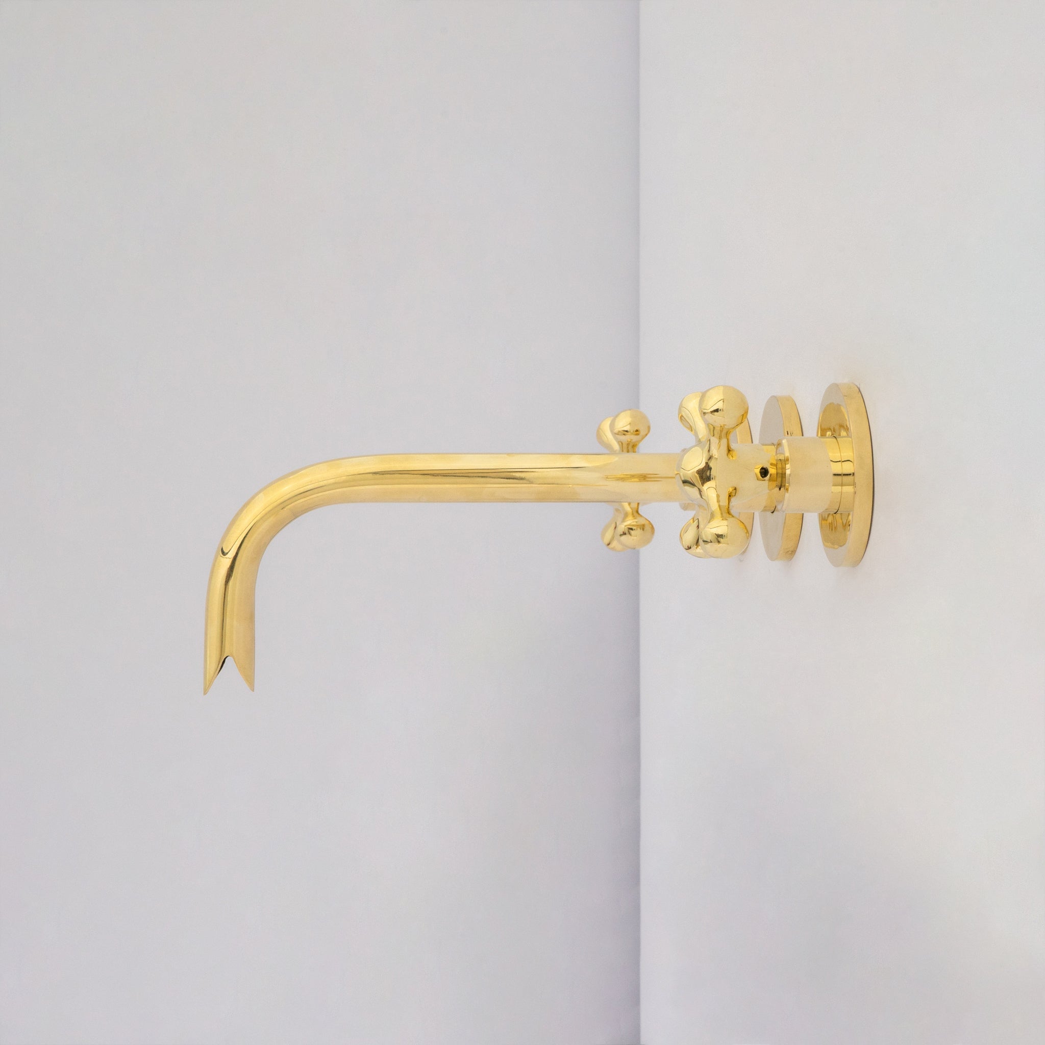 Unlacquered Brass Built-in Faucet | Bathroom Concealed Faucet alternate view 7