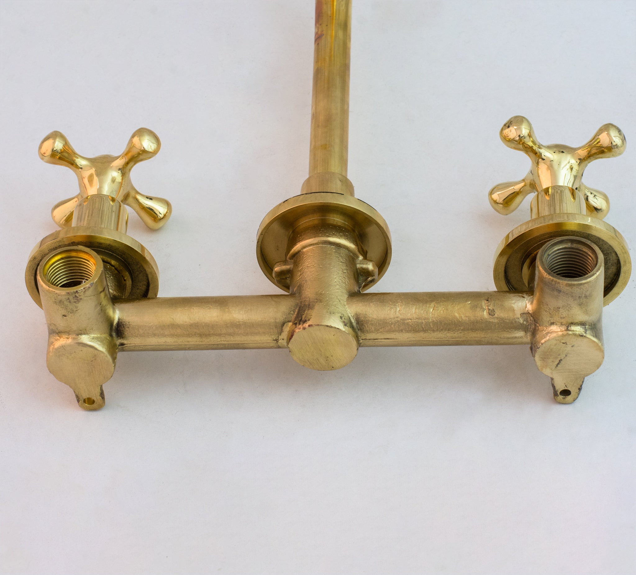 Unlacquered Brass Built-in Faucet | Bathroom Concealed Faucet alternate view 12