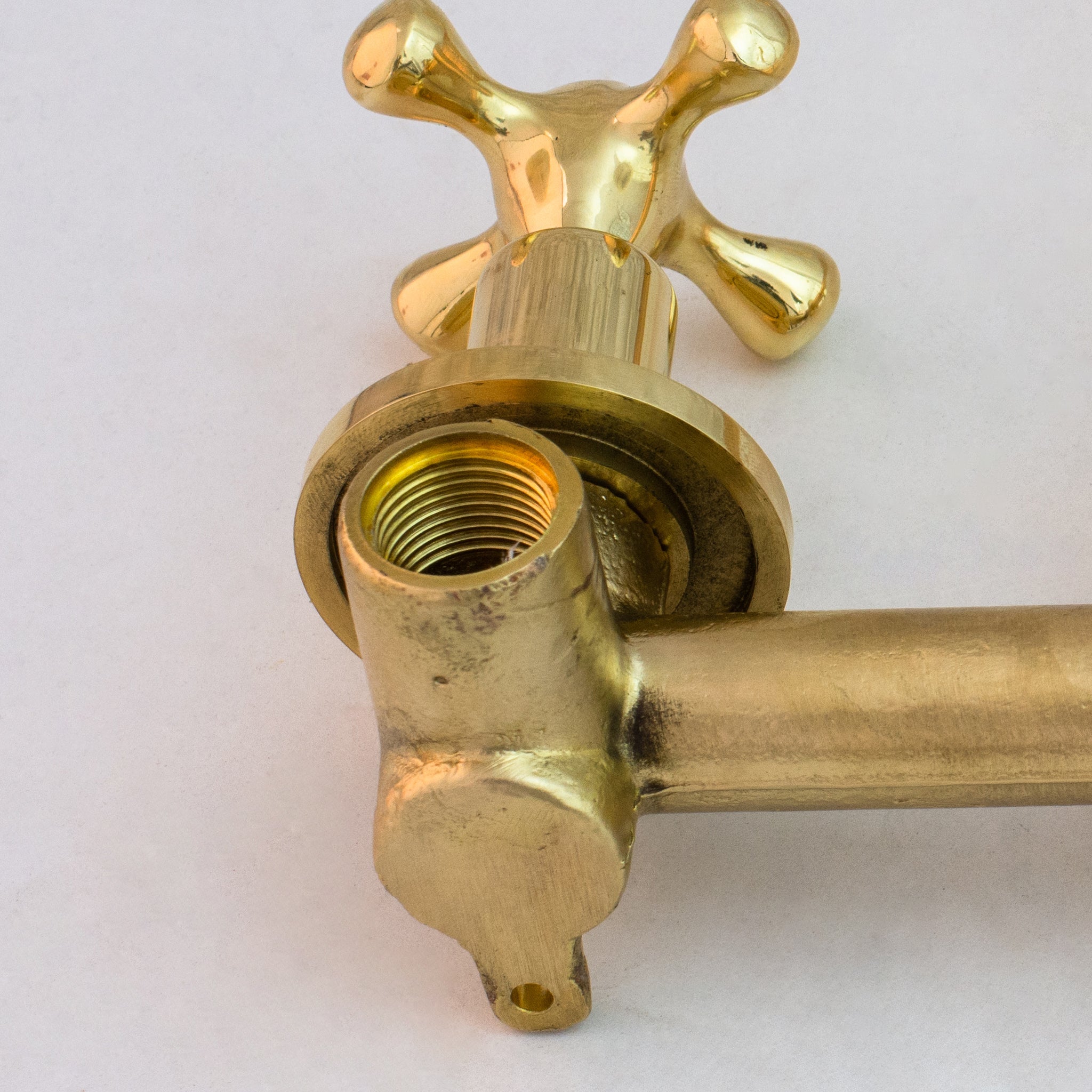 Unlacquered Brass Built-in Faucet | Bathroom Concealed Faucet alternate view 15