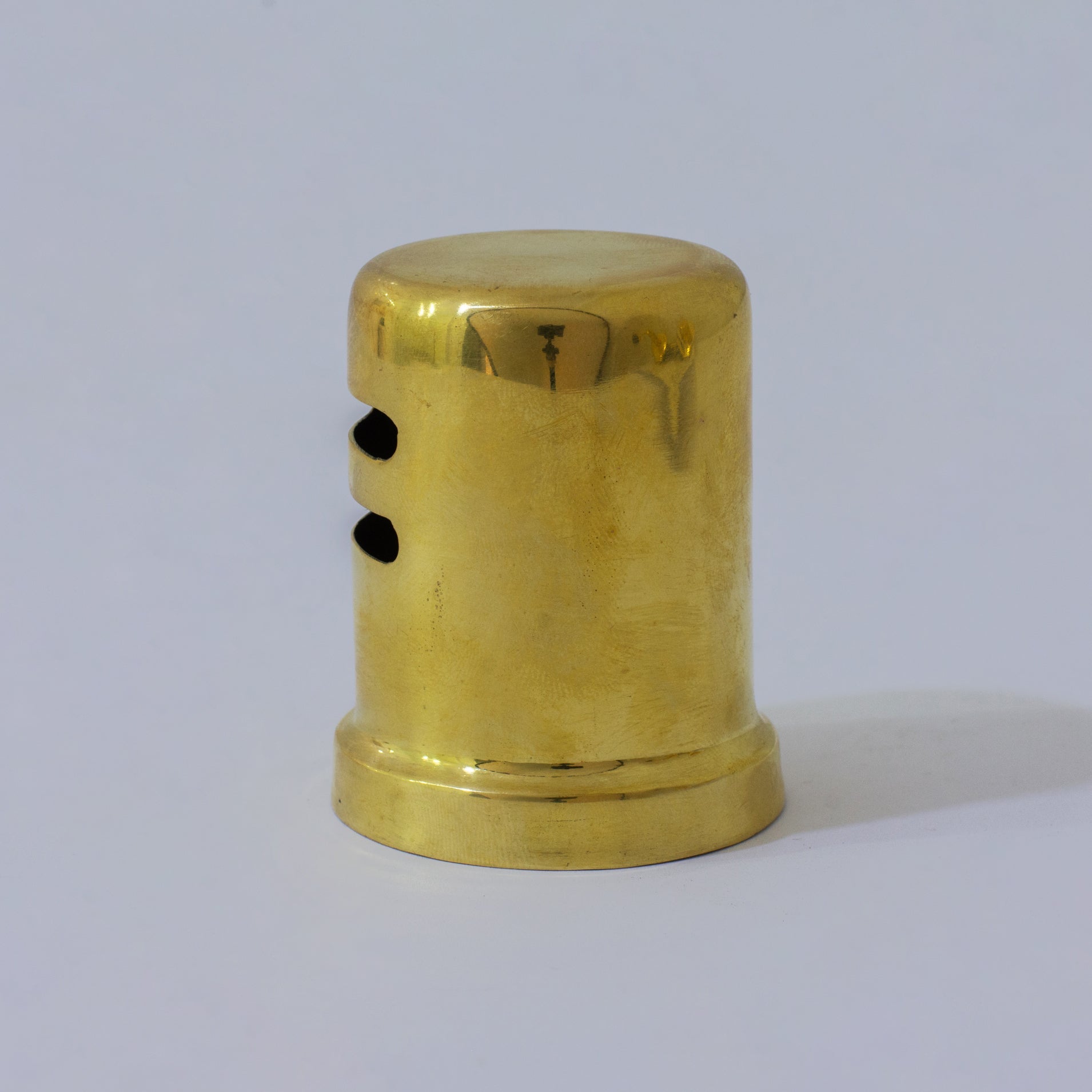 Unlacquered Brass Dishwasher Air Gap Cover | Skirted Cap alternate view 3