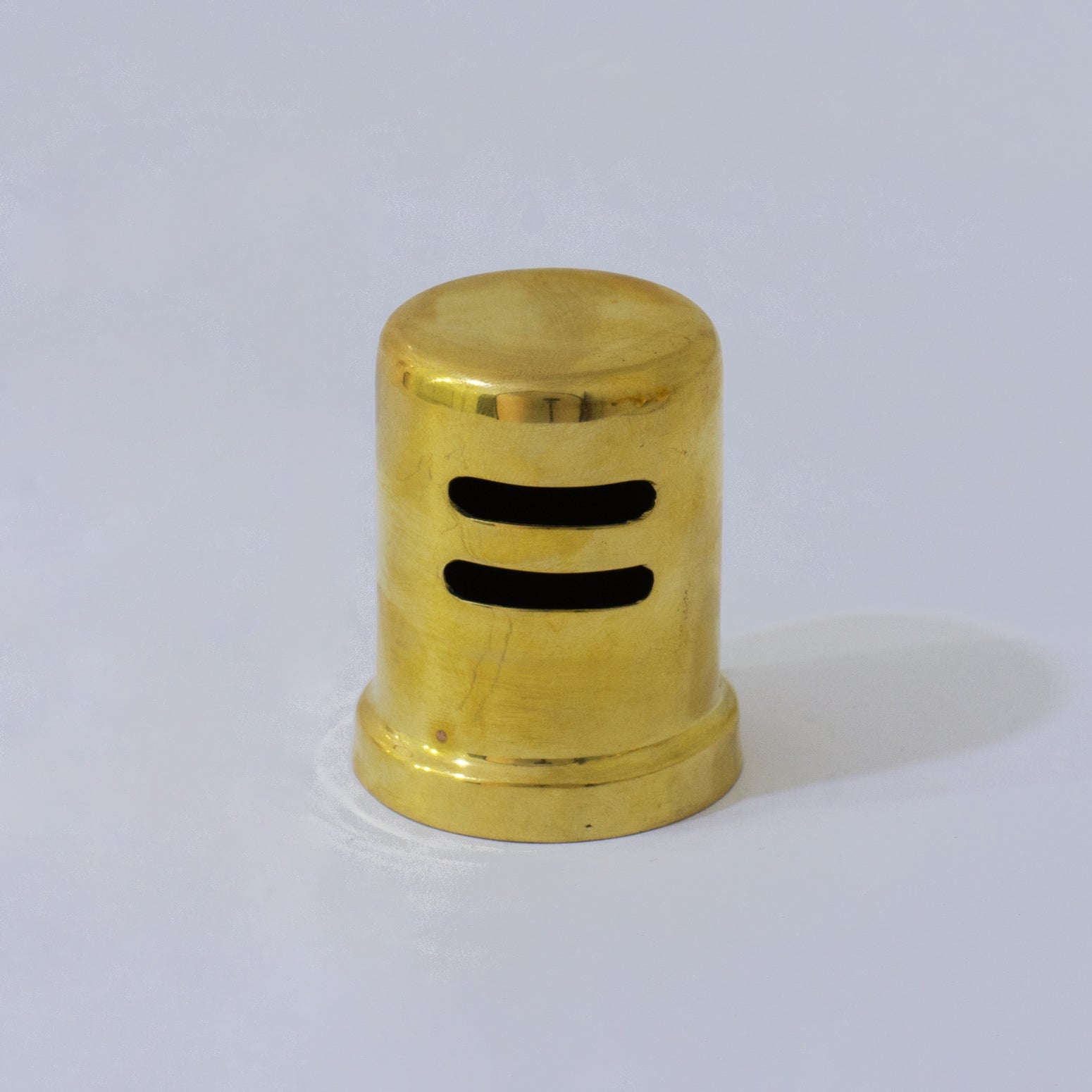 Unlacquered Brass Dishwasher Air Gap Cover | Skirted Cap alternate view 2