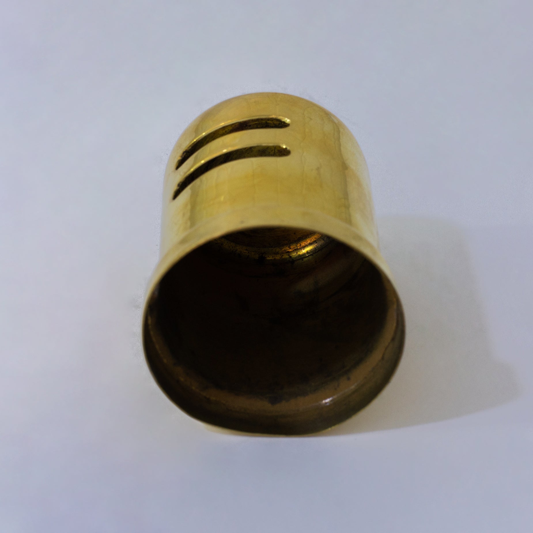 Unlacquered Brass Dishwasher Air Gap Cover | Skirted Cap alternate view 5