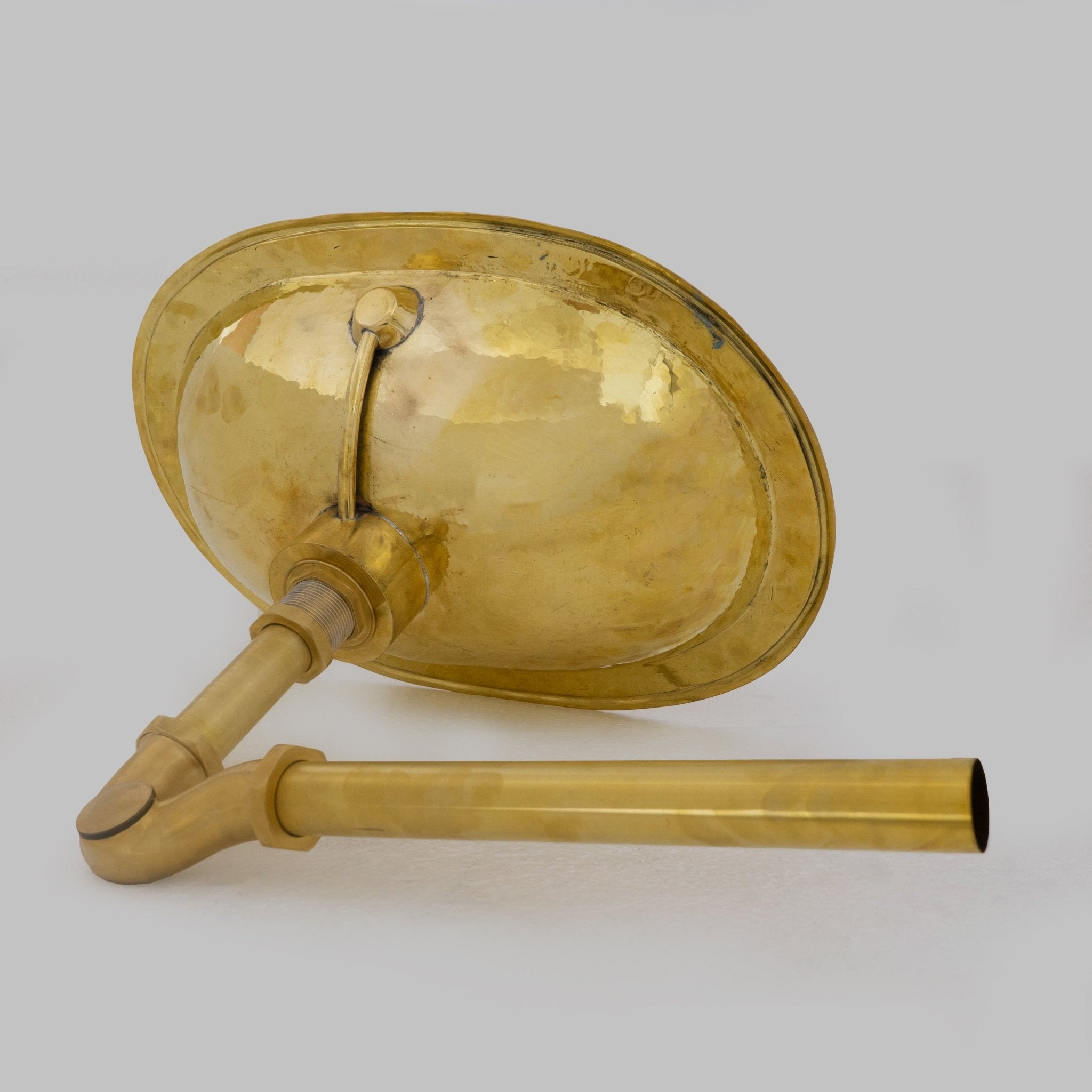 Unlacquered Brass Drop-in Sink | Bathroom Oval Sink alternate view 5