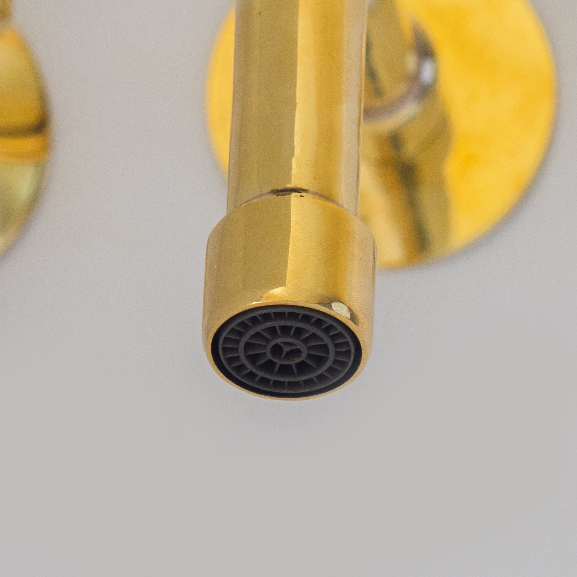 Unlacquered Brass Faucet, Wall Mount Bathroom Sink Faucet alternate view 6