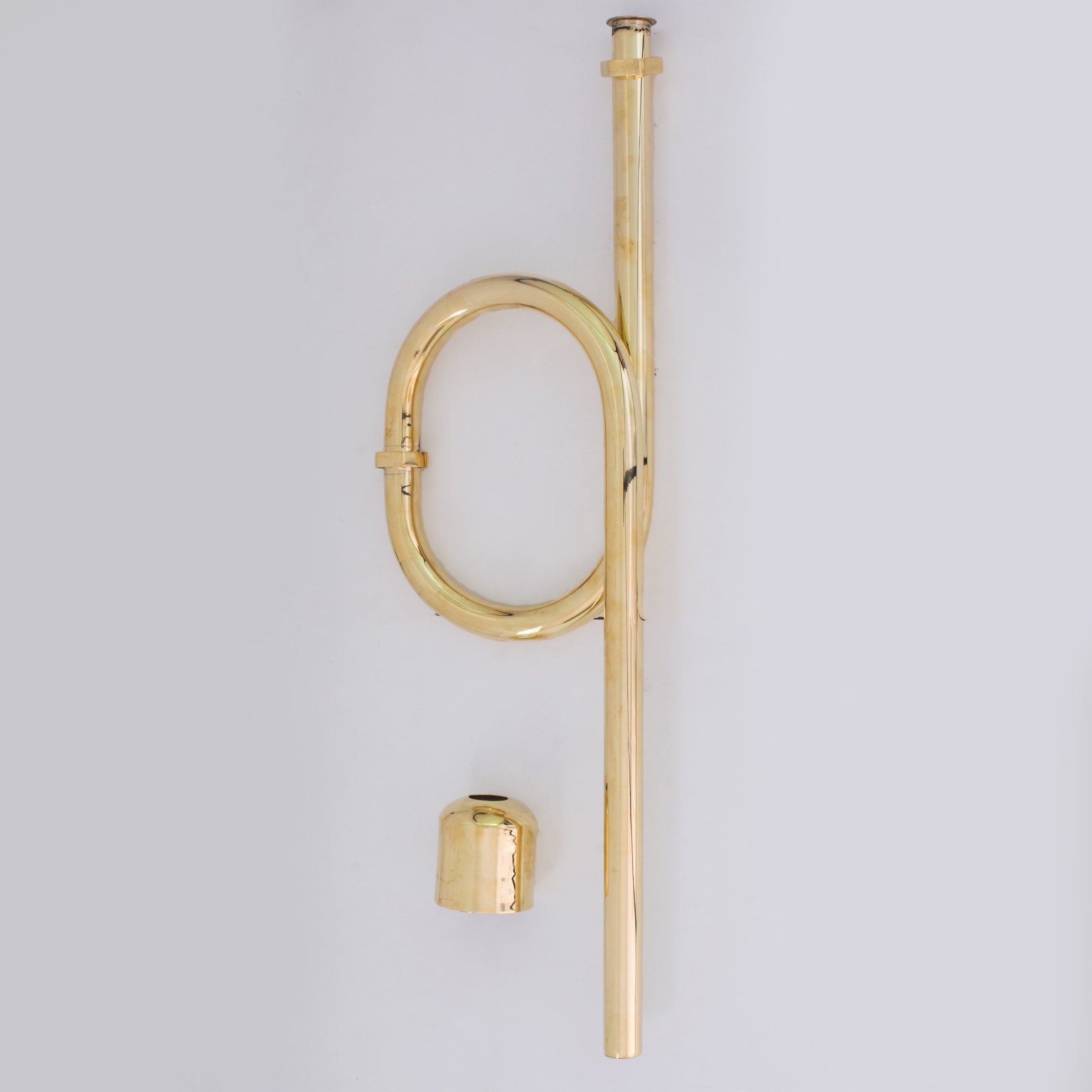 Unlacquered Brass Floor-Mounted S-Trap | Exposed Plumbing Kit alternate view 5