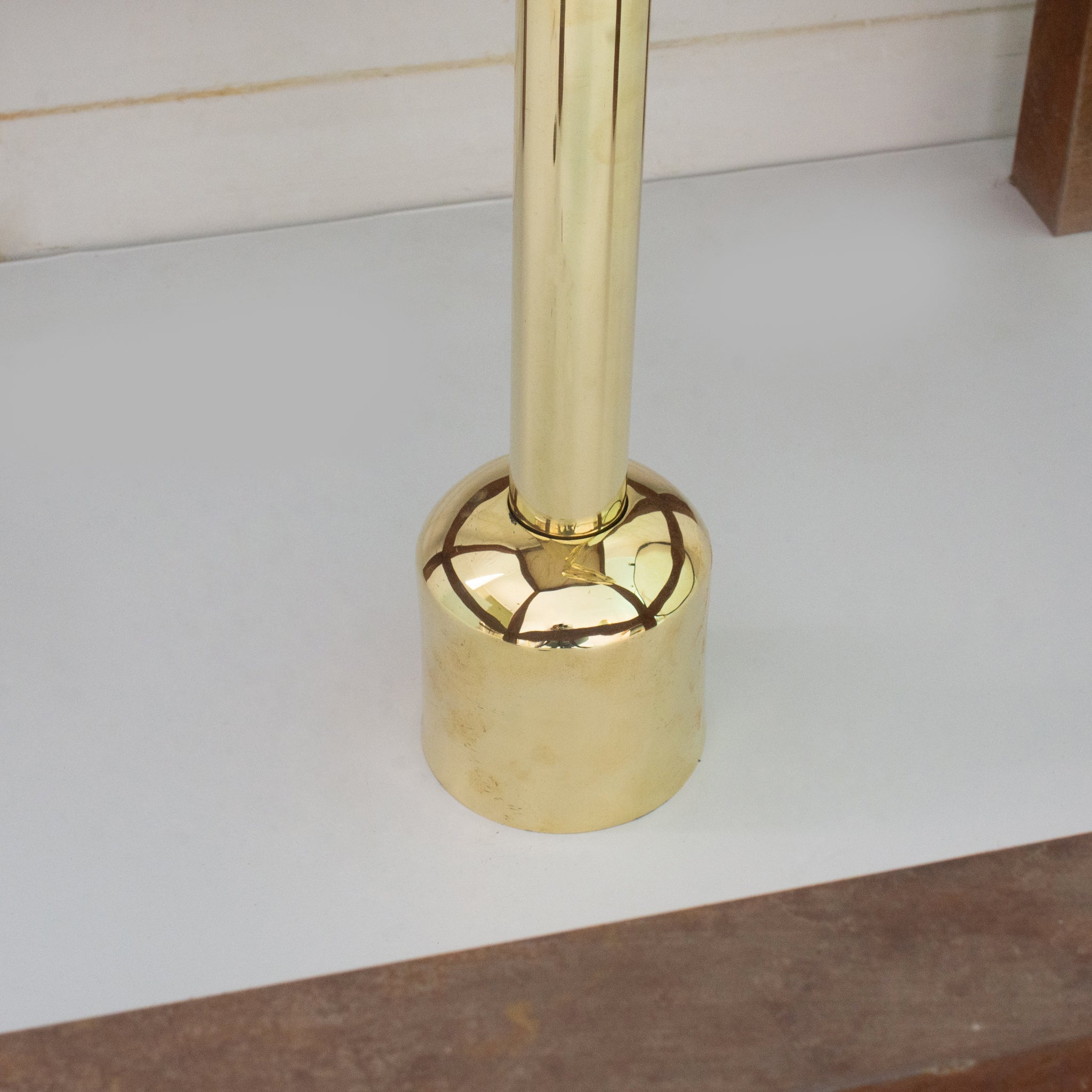 Unlacquered Brass Floor-Mounted S-Trap | Exposed Plumbing Kit alternate view 3