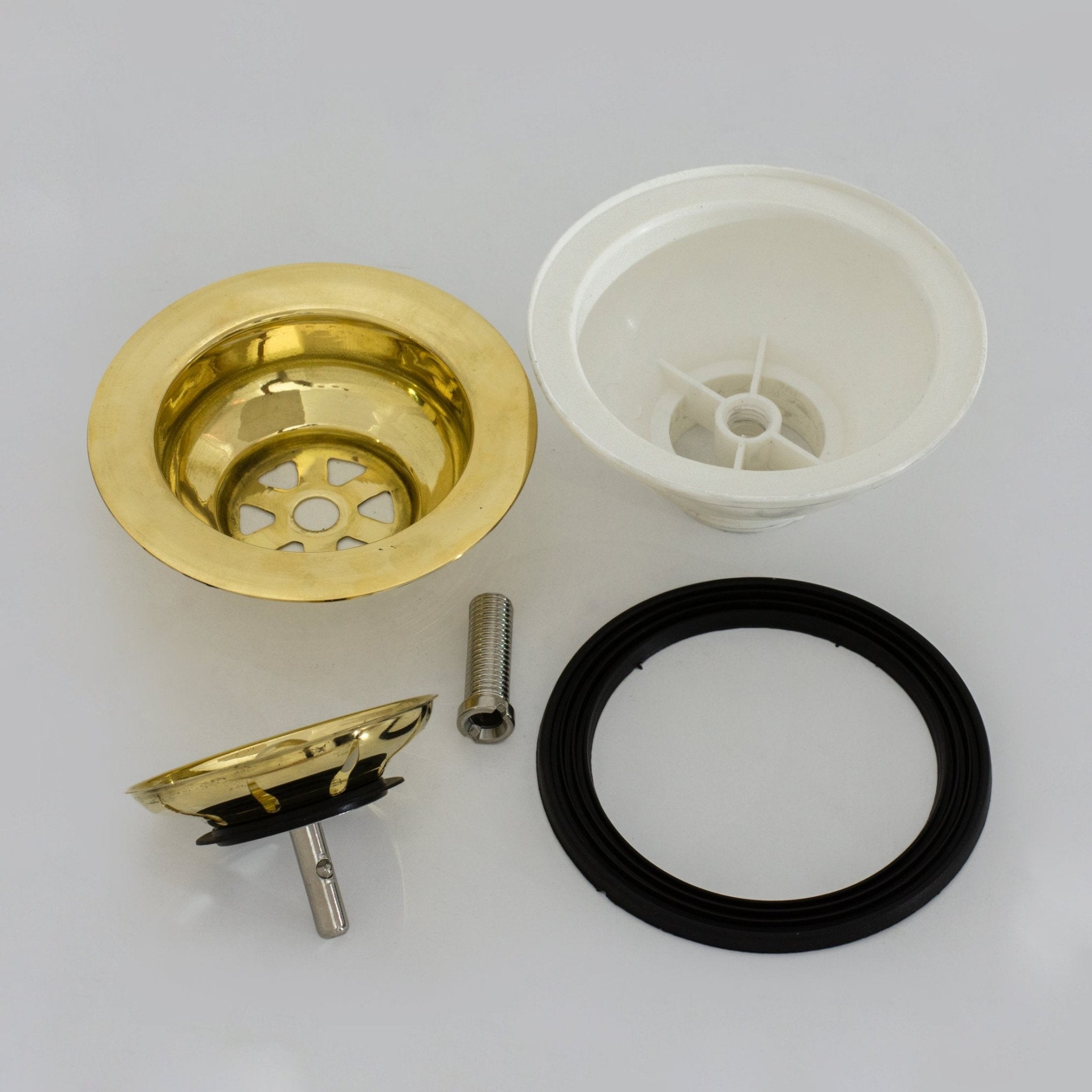 Unlacquered Brass Kitchen Strainer Basket, Kitchen Sink Drain, Drain Stopper Plug, Basket Strainer alternate view 4