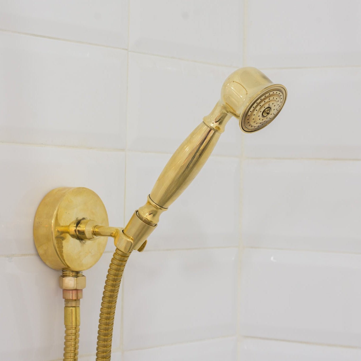 Unlacquered Brass Shower | Rain Shower Set | 3 Options alternate view 13