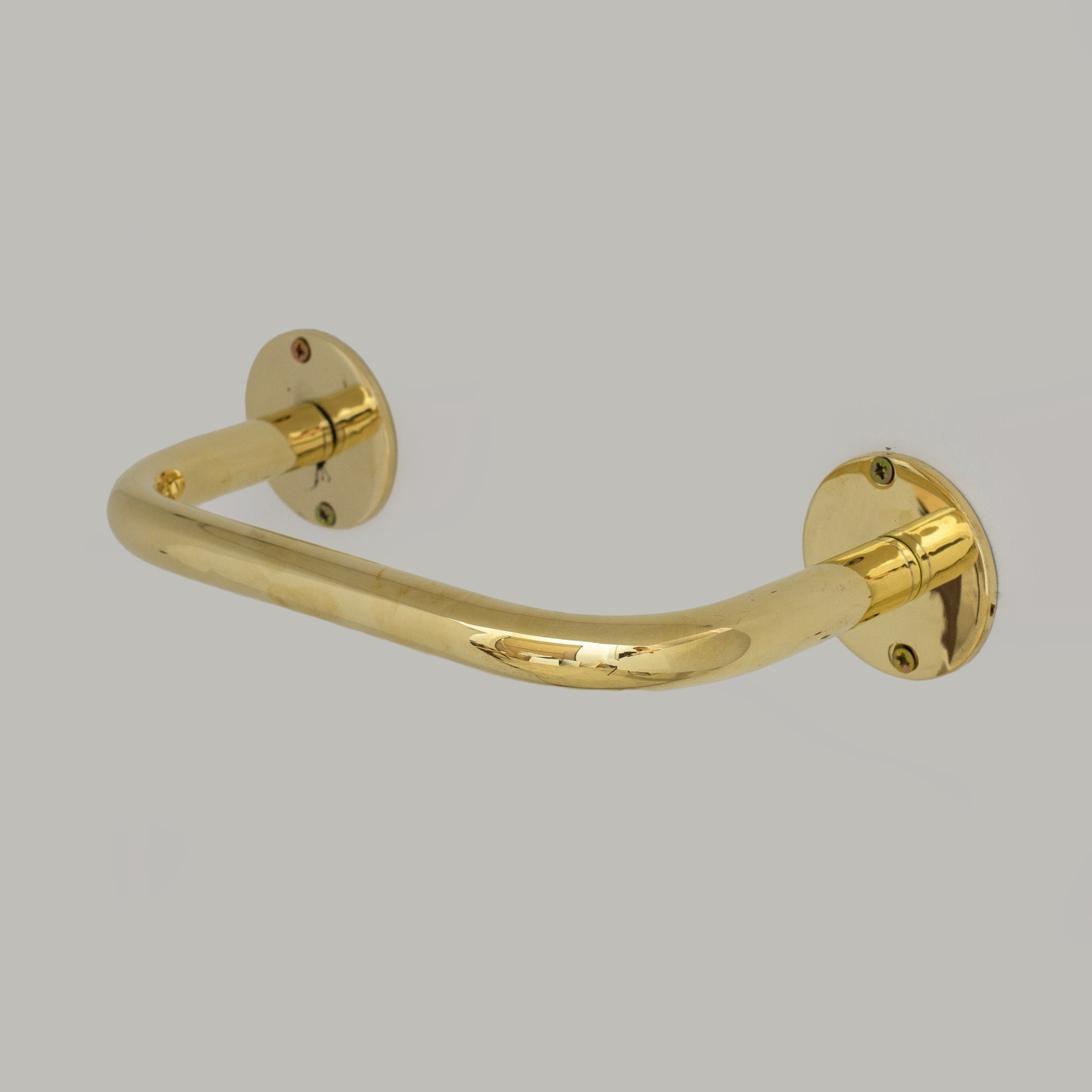 Unlacquered Brass Towel Holder, Bathroom Towel Bar, Wall Mount Towel Holder alternate view 2