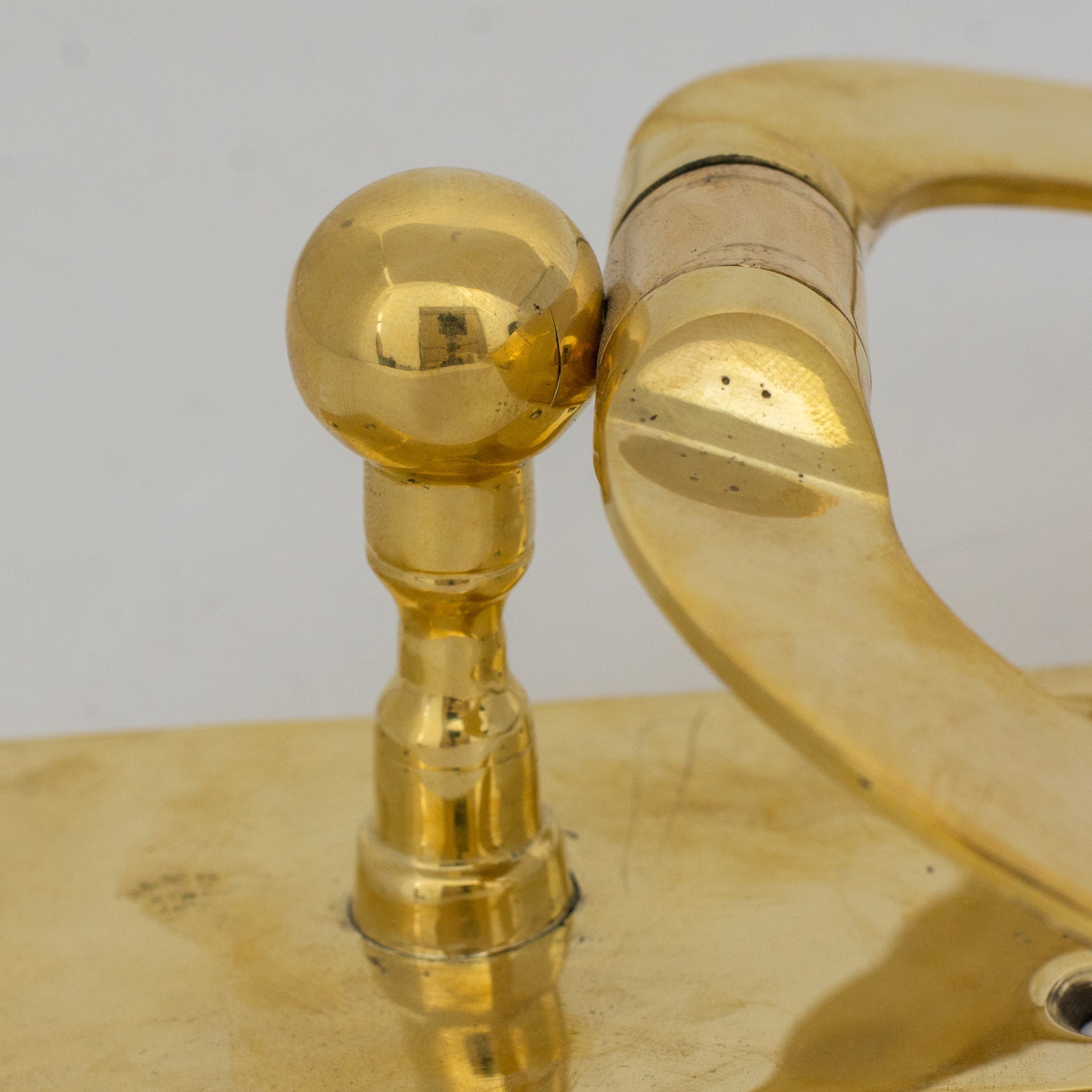 Unlacquered Brass Towel Holder, Wall-Mounted Bathroom Towel Ring alternate view 8