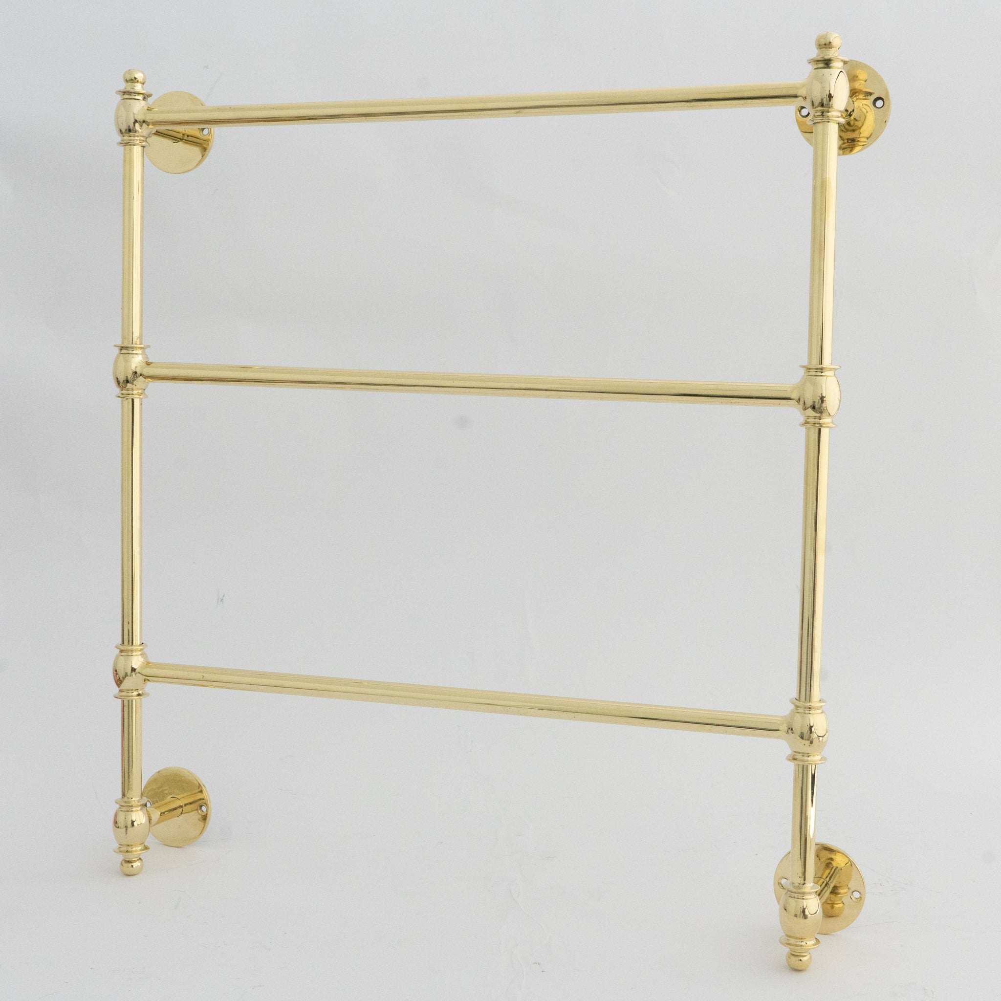 Unlacquered Brass Towel Organizer | Towel Rail alternate view 8