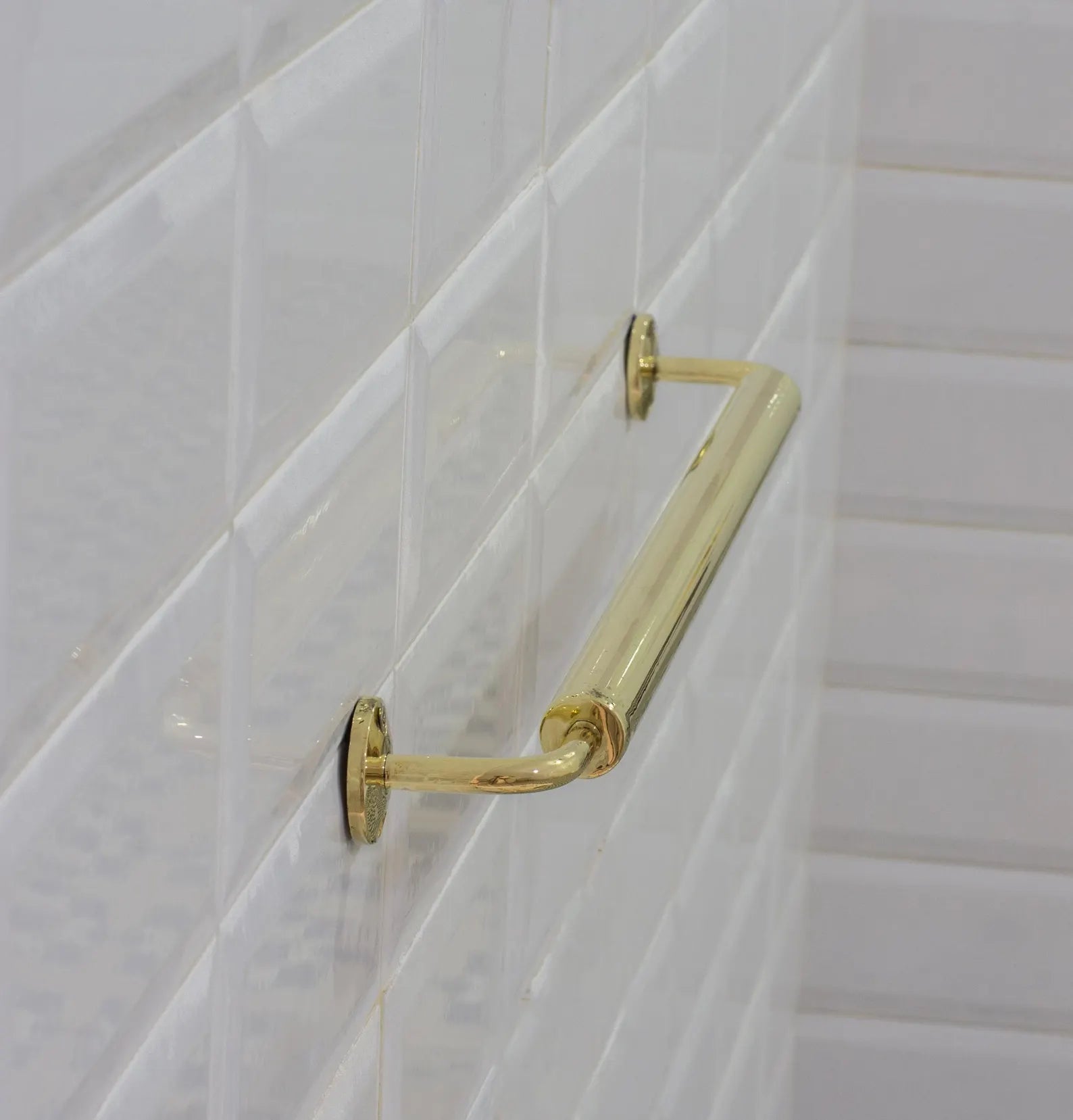 Unlacquered Brass Towel Rail – Bathroom Towel Holder alternate view 6