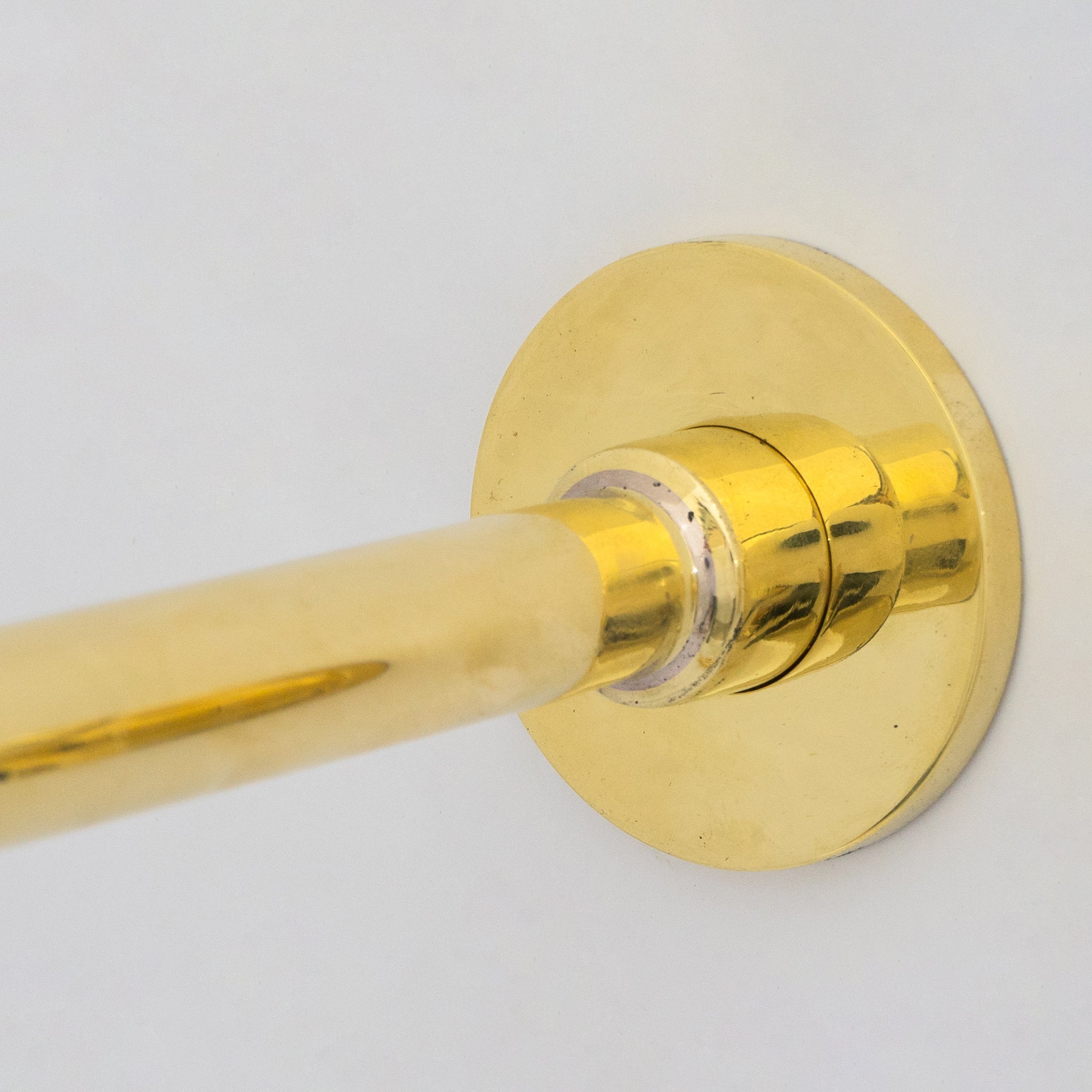 Unlacquered Brass Wall Mount Bathroom Faucet, Solid Brass Concealed Wall Faucet alternate view 7