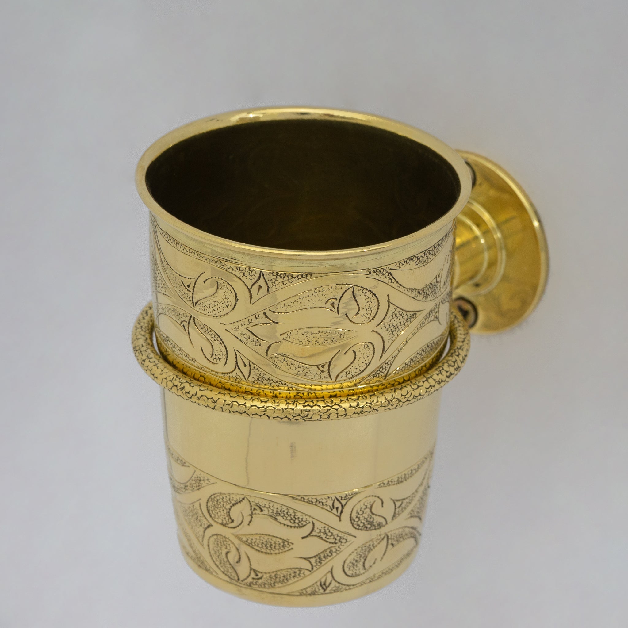 Unlacquered Brass Wall Mount Toothbrush Holder | Bathroom alternate view 6