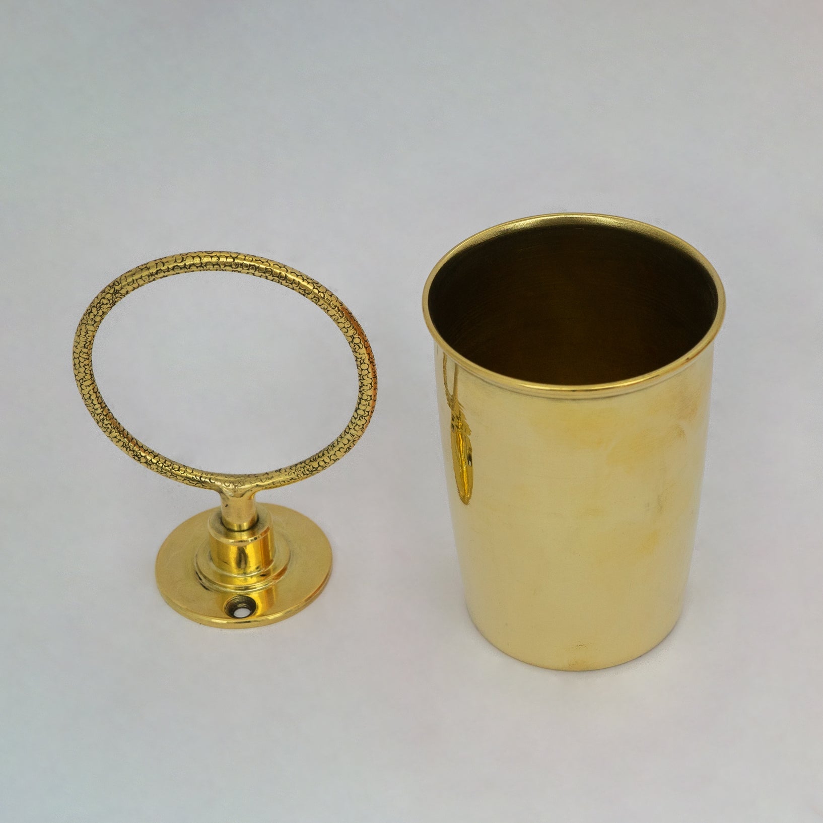 Unlacquered Brass Wall Mount Toothbrush Holder | Bathroom alternate view 25