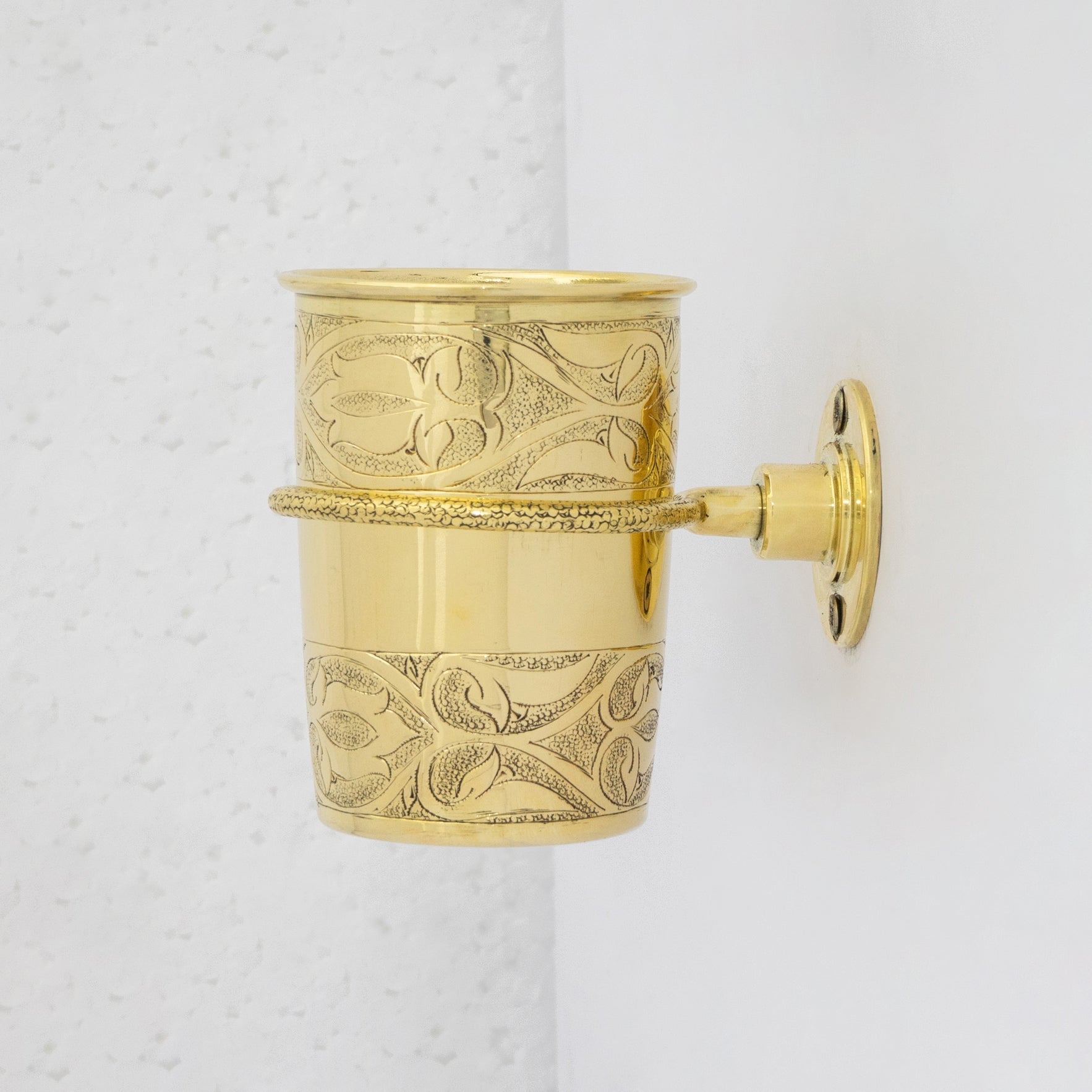 Unlacquered Brass Wall Mount Toothbrush Holder | Bathroom alternate view 13