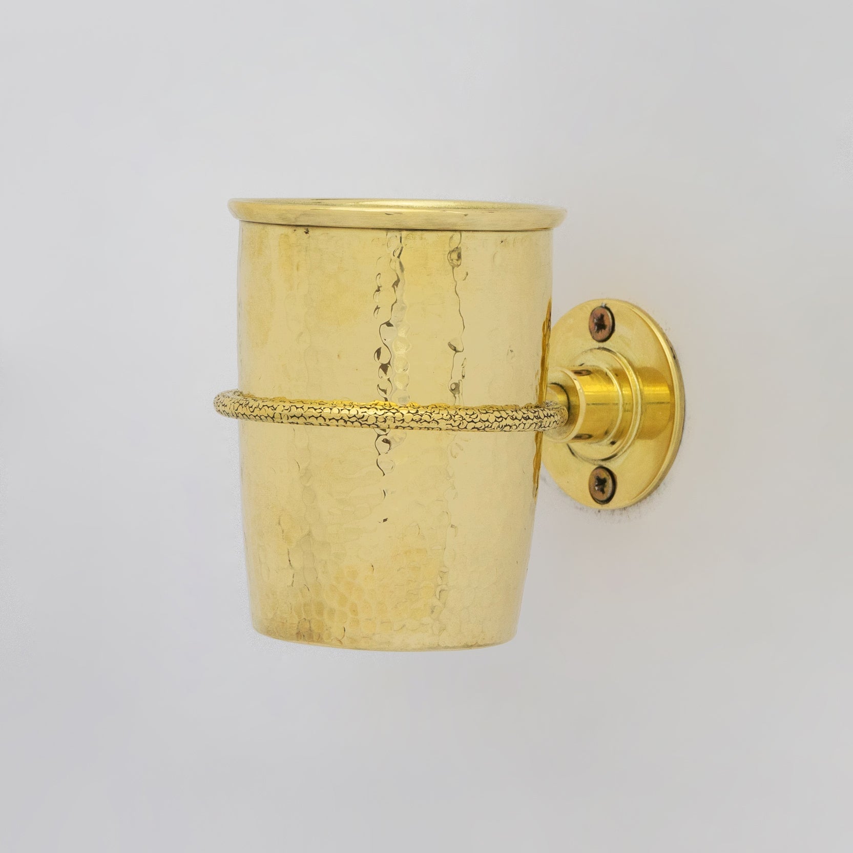 Unlacquered Brass Wall Mount Toothbrush Holder | Bathroom alternate view 4