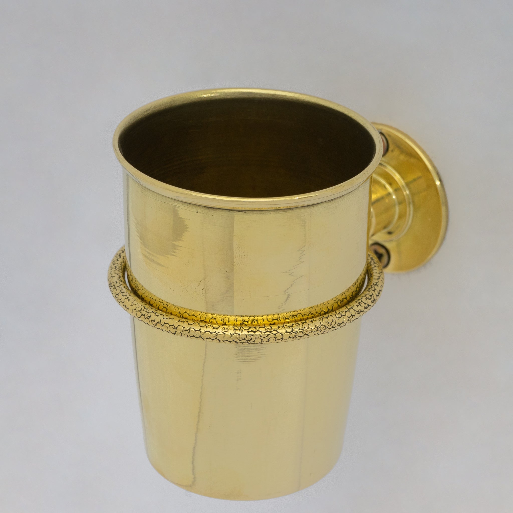 Unlacquered Brass Wall Mount Toothbrush Holder | Bathroom alternate view 5