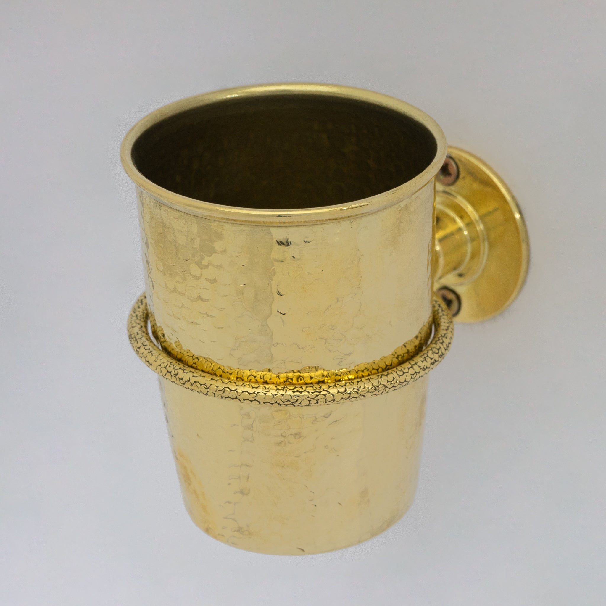 Unlacquered Brass Wall Mount Toothbrush Holder | Bathroom alternate view 7