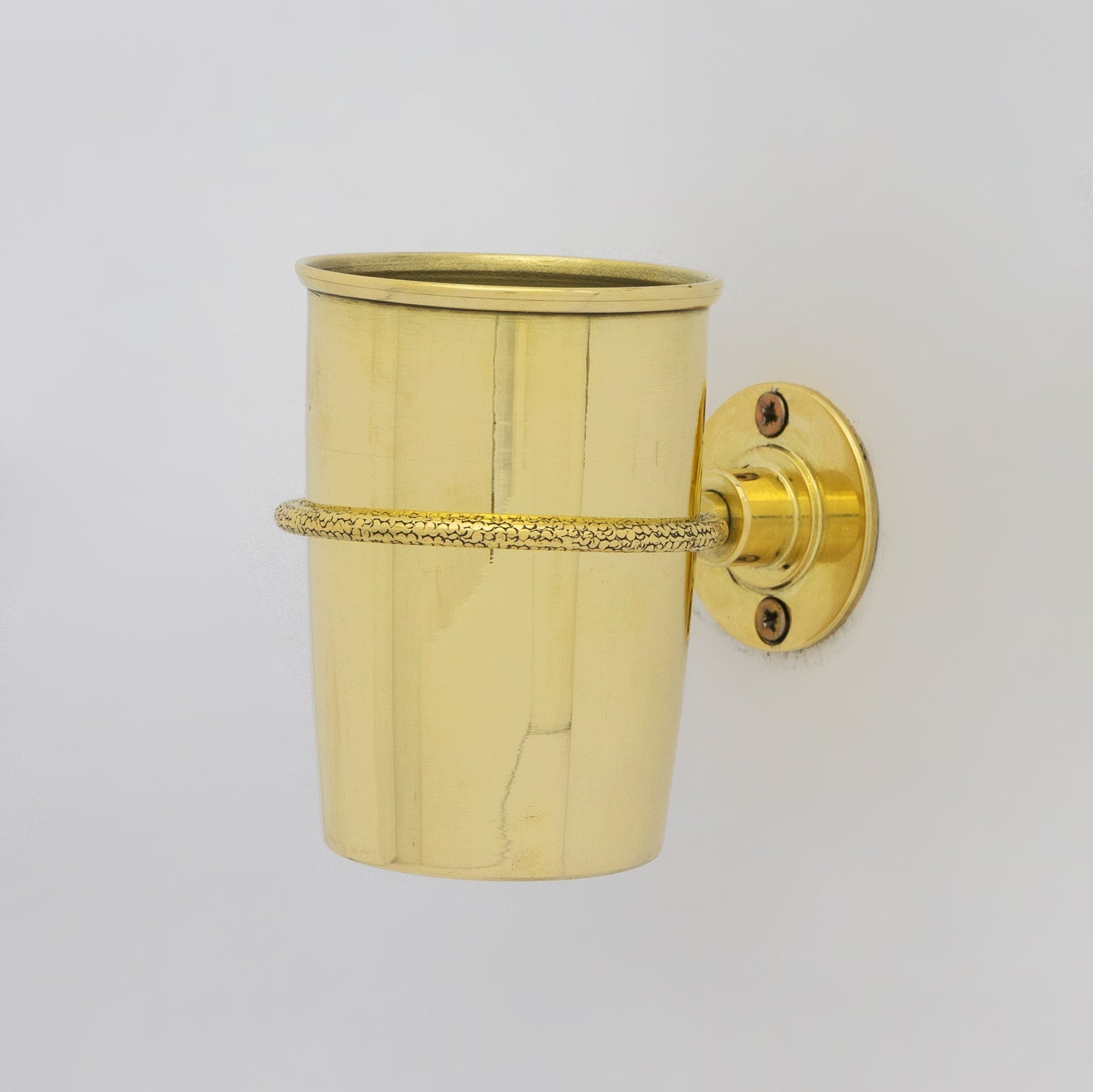Unlacquered Brass Wall Mount Toothbrush Holder | Bathroom alternate view 3