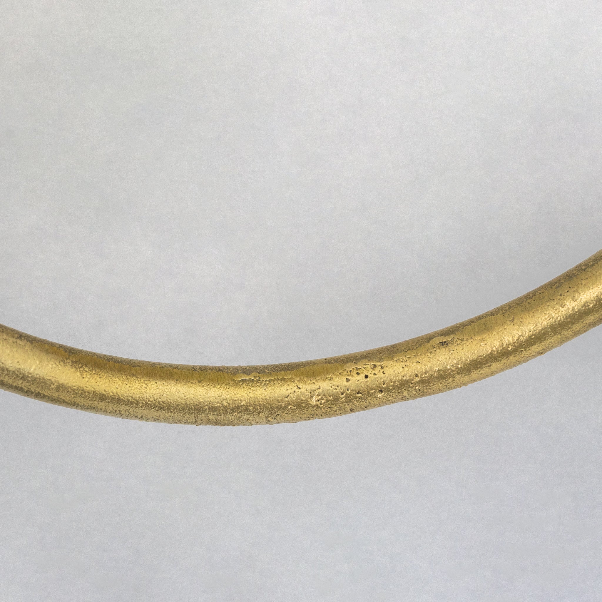 Unlacquered Brass Wall-Mounted Towel Ring Holder, Face Towel Hanger alternate view 5