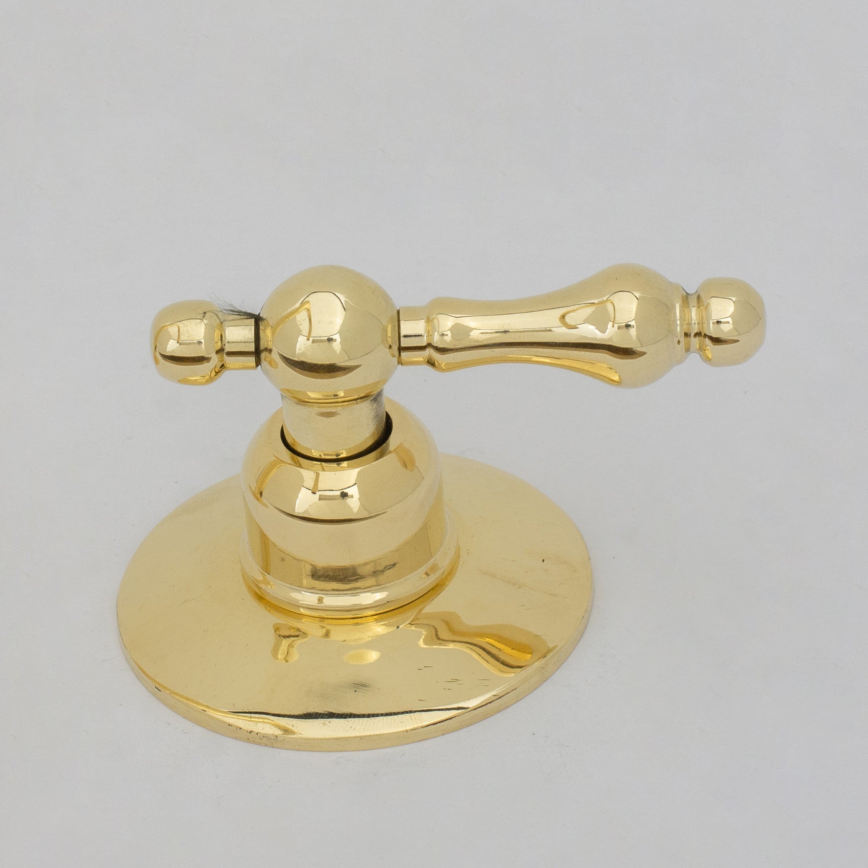 Unlacquered Brass Widespread Kitchen Faucet, Solid Brass 3-Holes Deck Mount Faucet, Simple Cross Handles alternate view 15