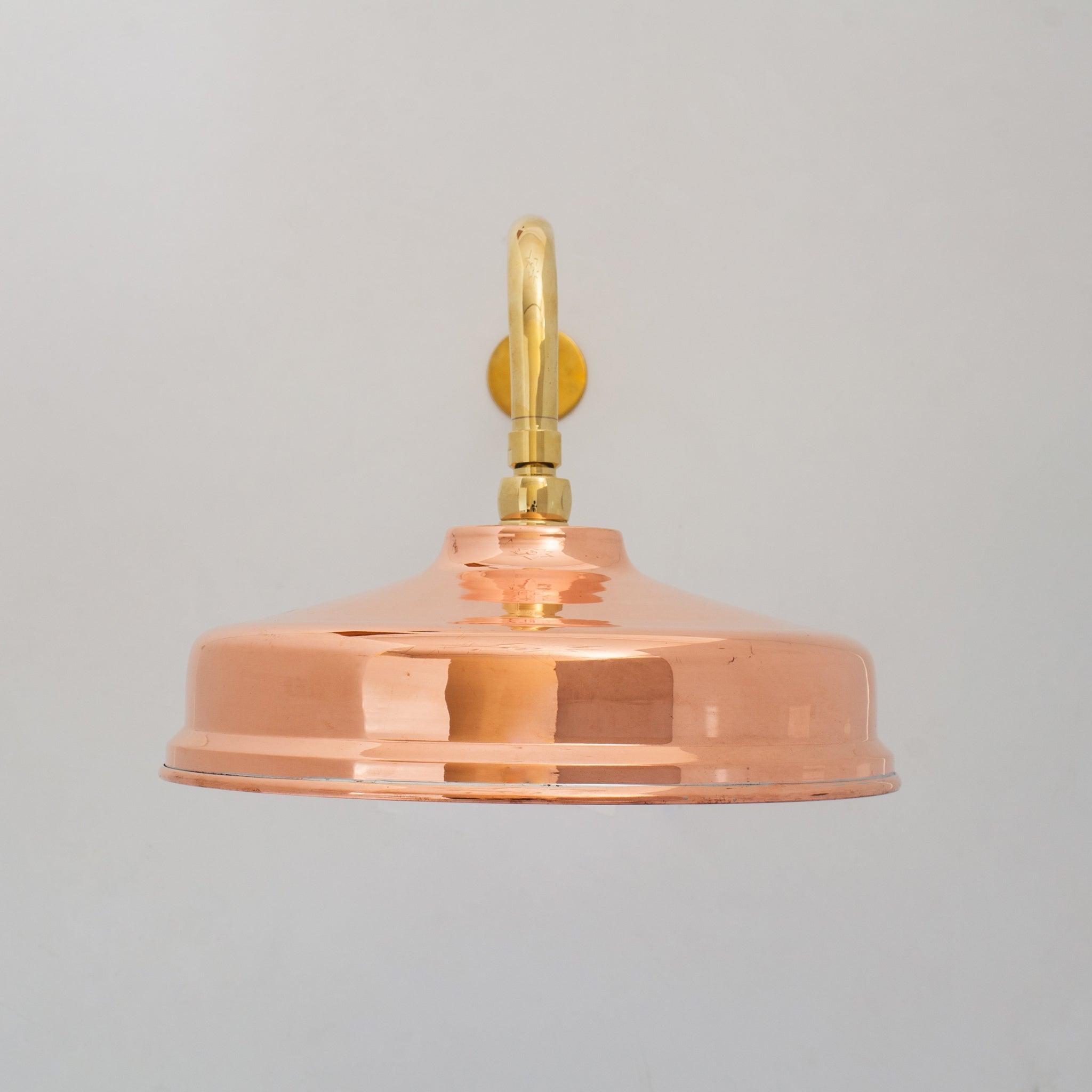 Unlacquered Copper Rain Shower Head | 12" Round alternate view 4