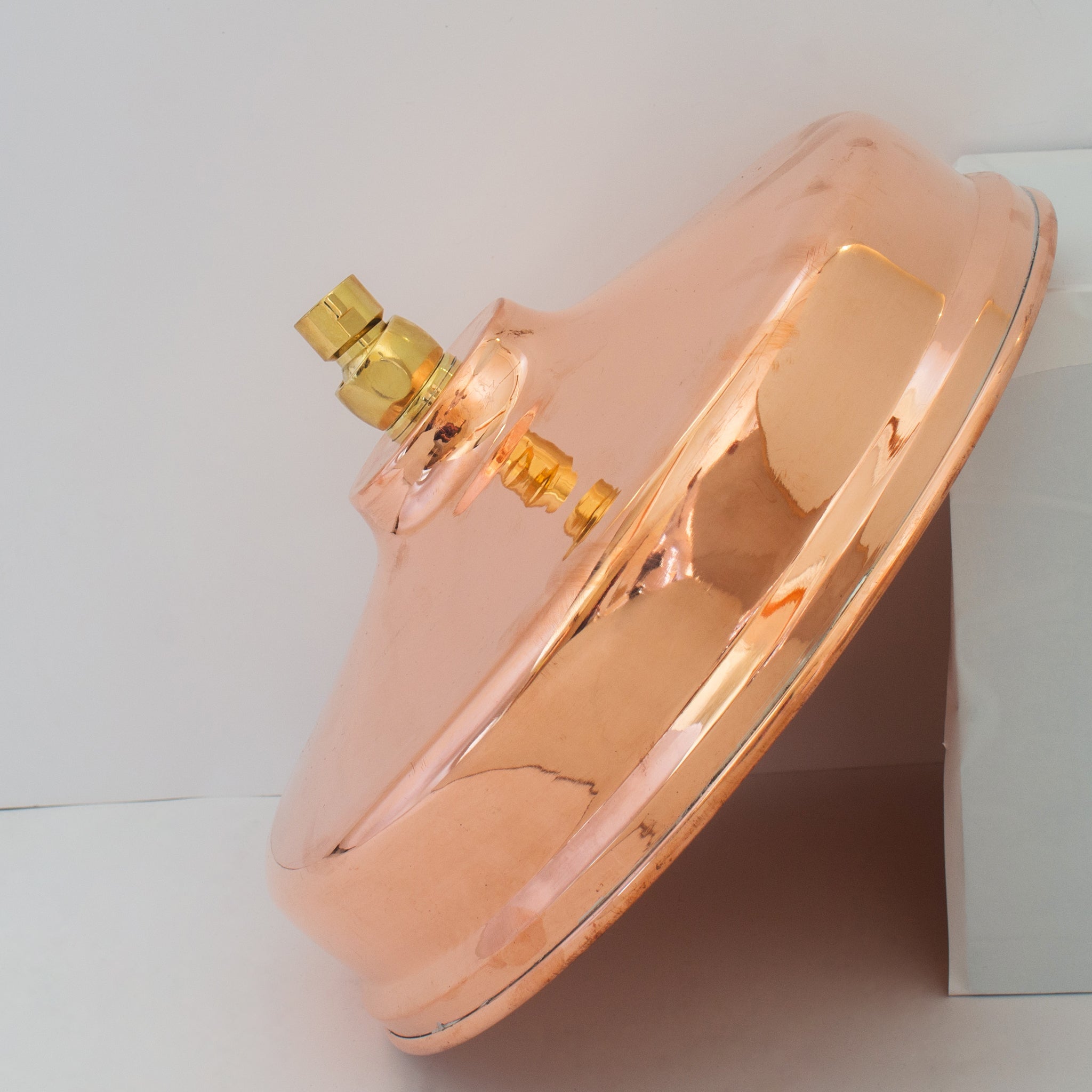 Unlacquered Copper Rain Shower Head | 12" Round alternate view 7