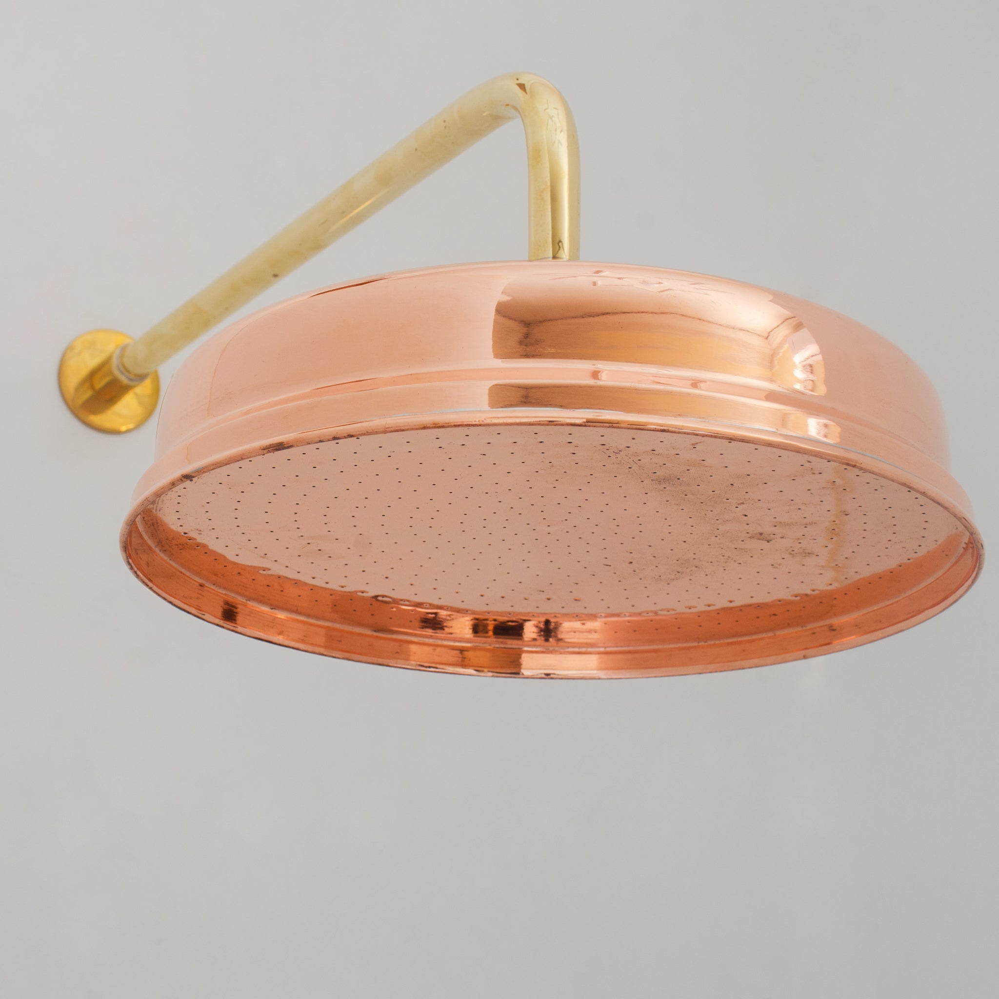 Unlacquered Copper Rain Shower Head | 12" Round alternate view 2